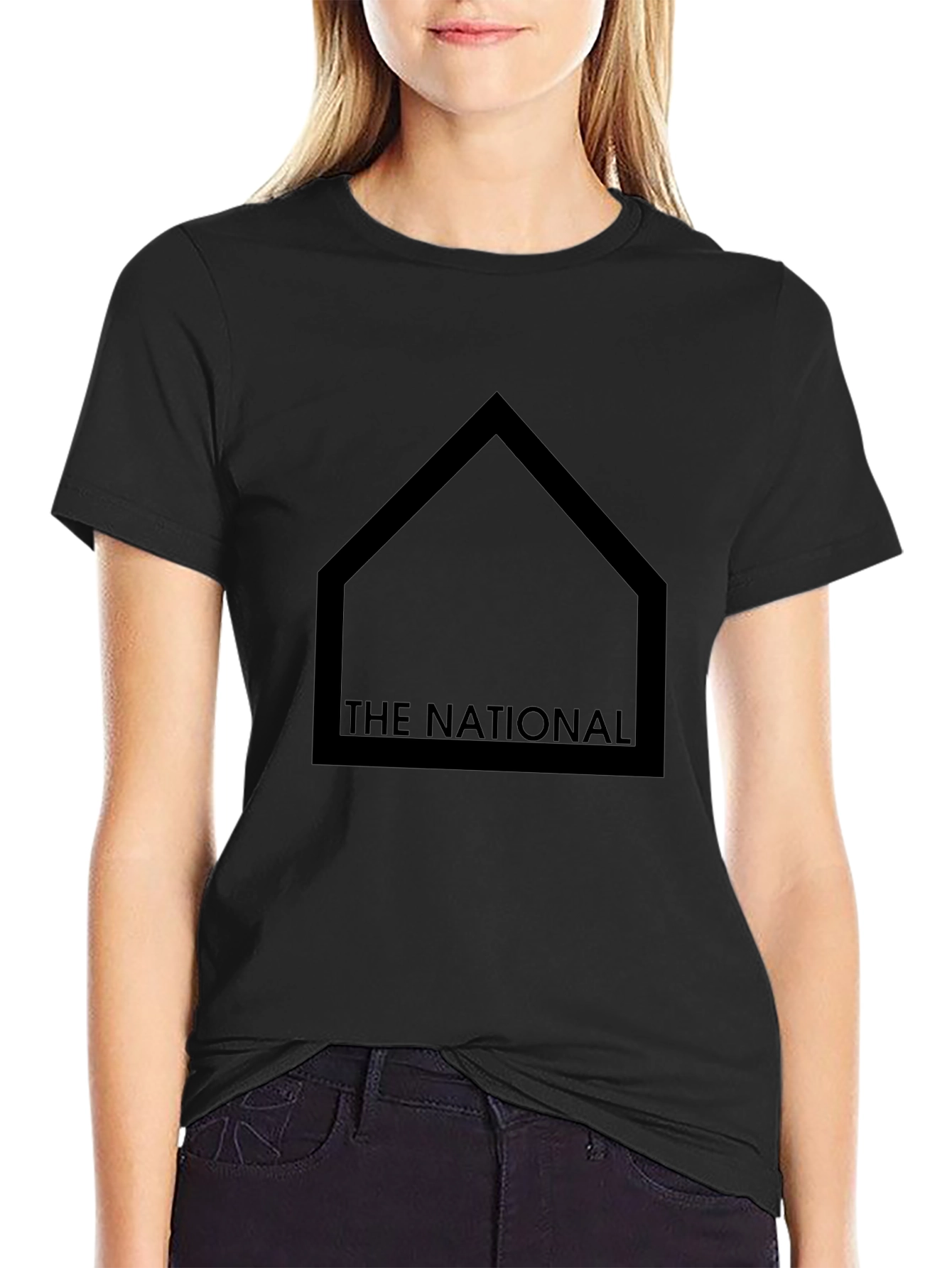 The National Band Logo Black T-Shirt