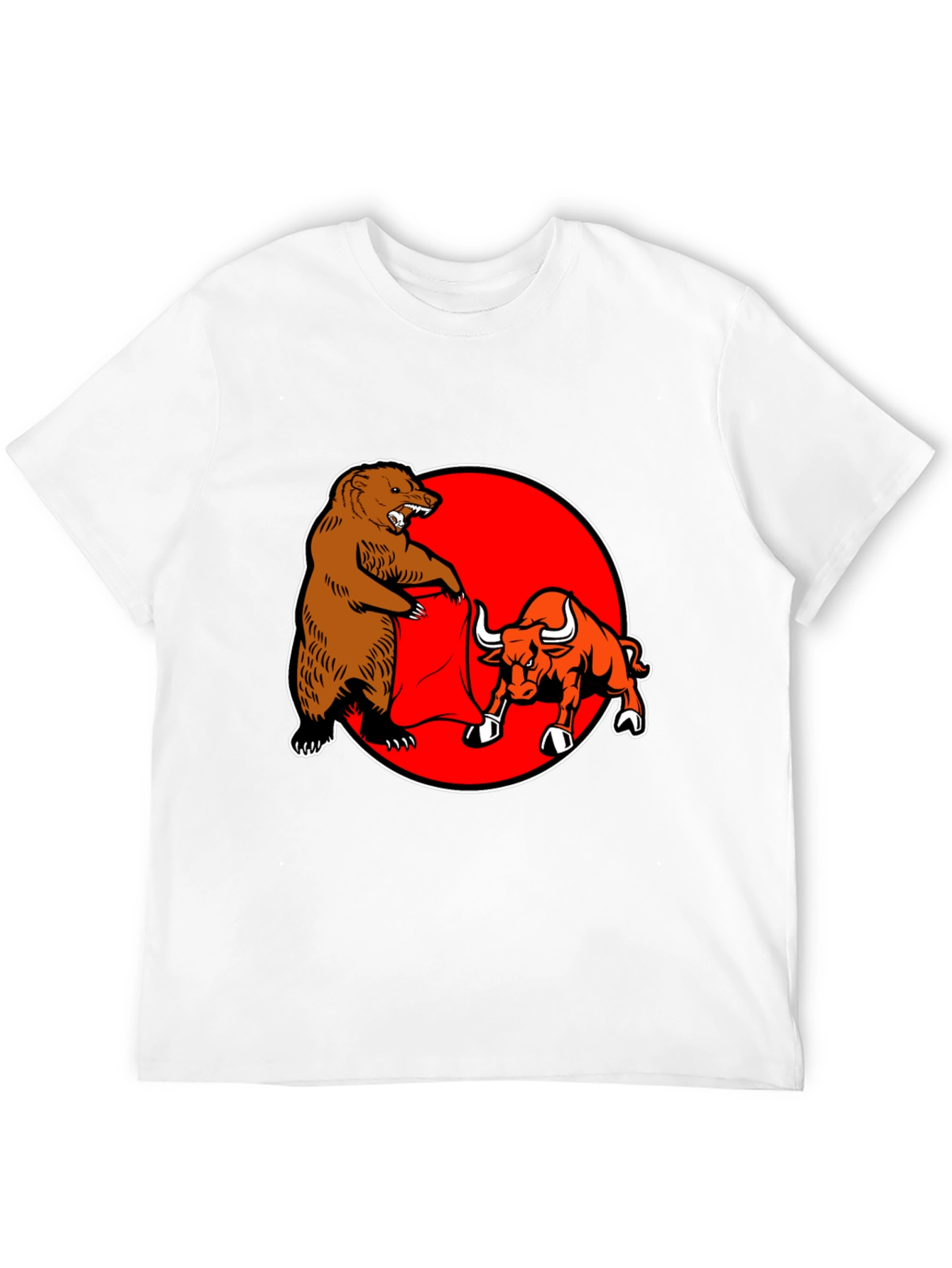 Bull and Bear Fight T-Shirt
