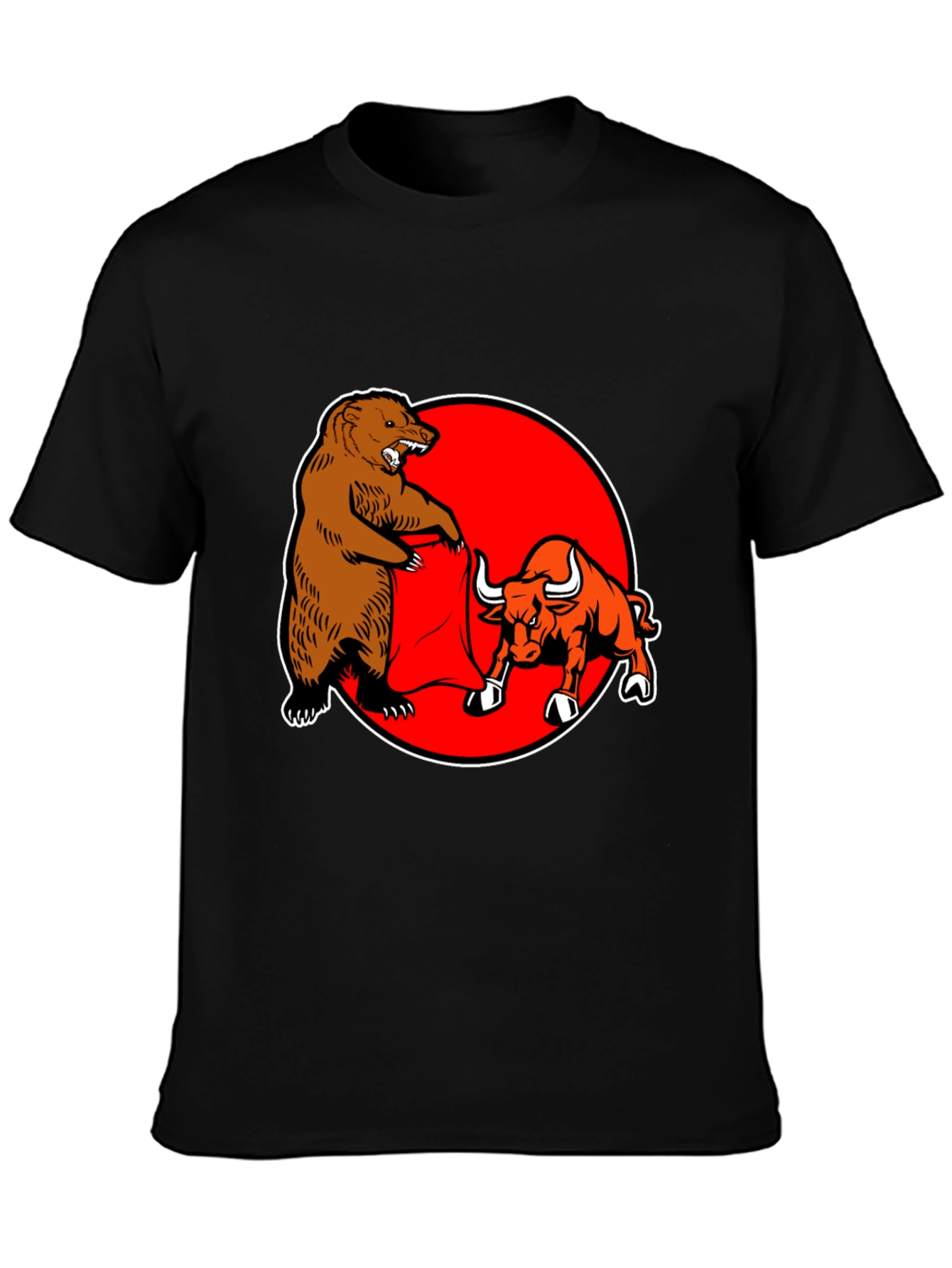 Bull and Bear Fight T-Shirt