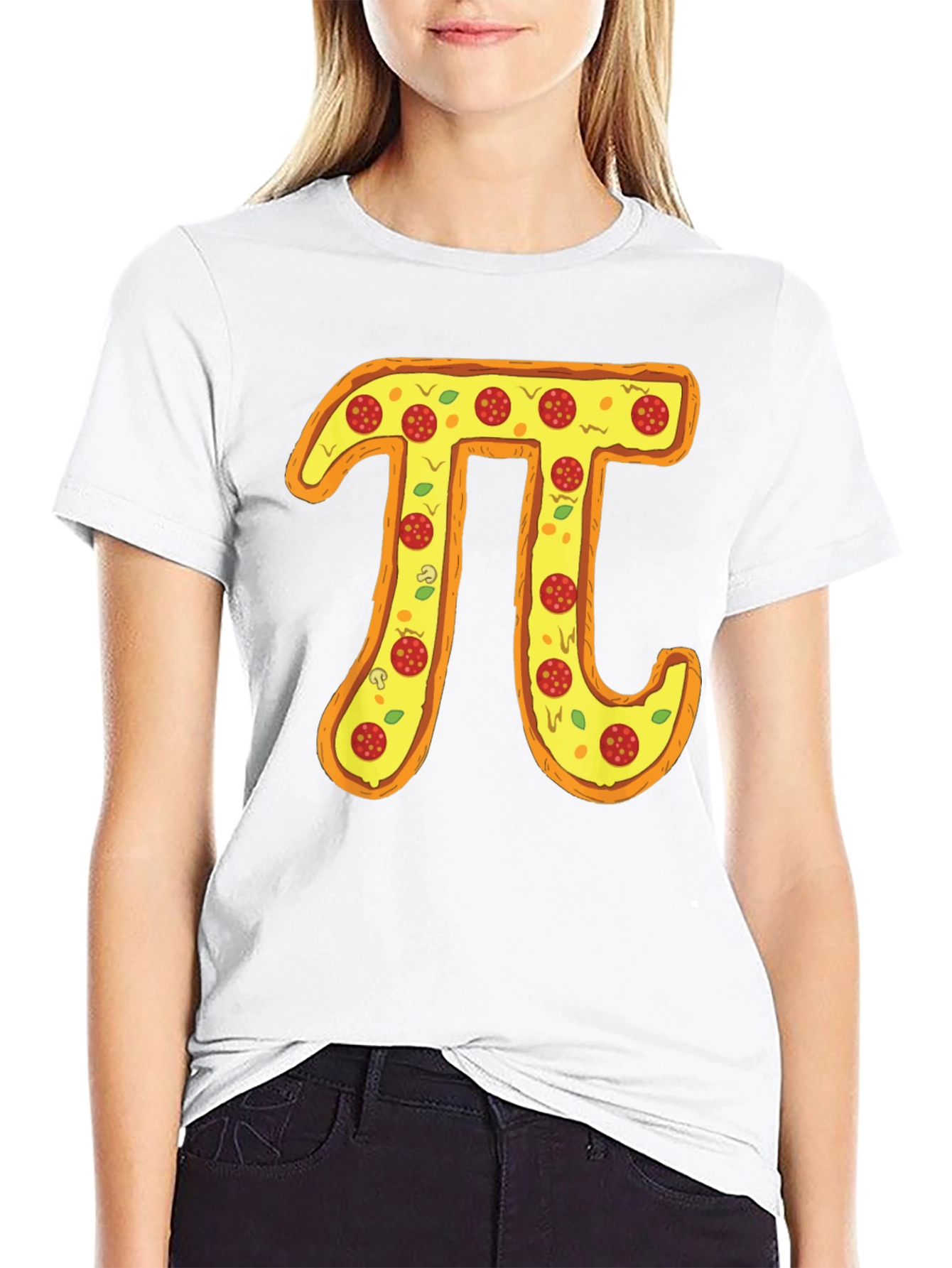 Pizza Pi Graphic Tee - Funny Math Pun Shirt