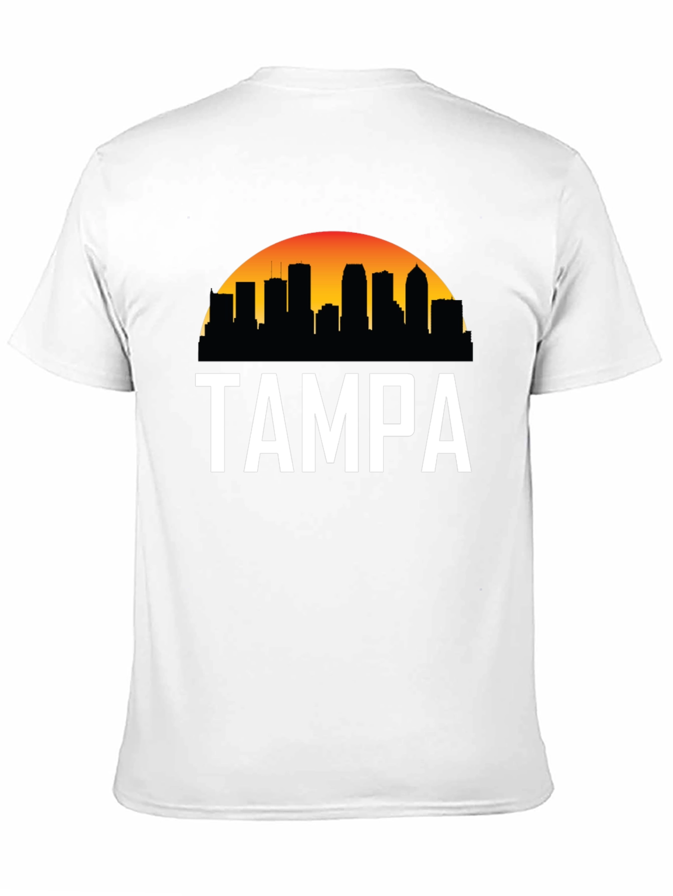 Tampa Skyline Graphic Tee - City Pride Black T-Shirt