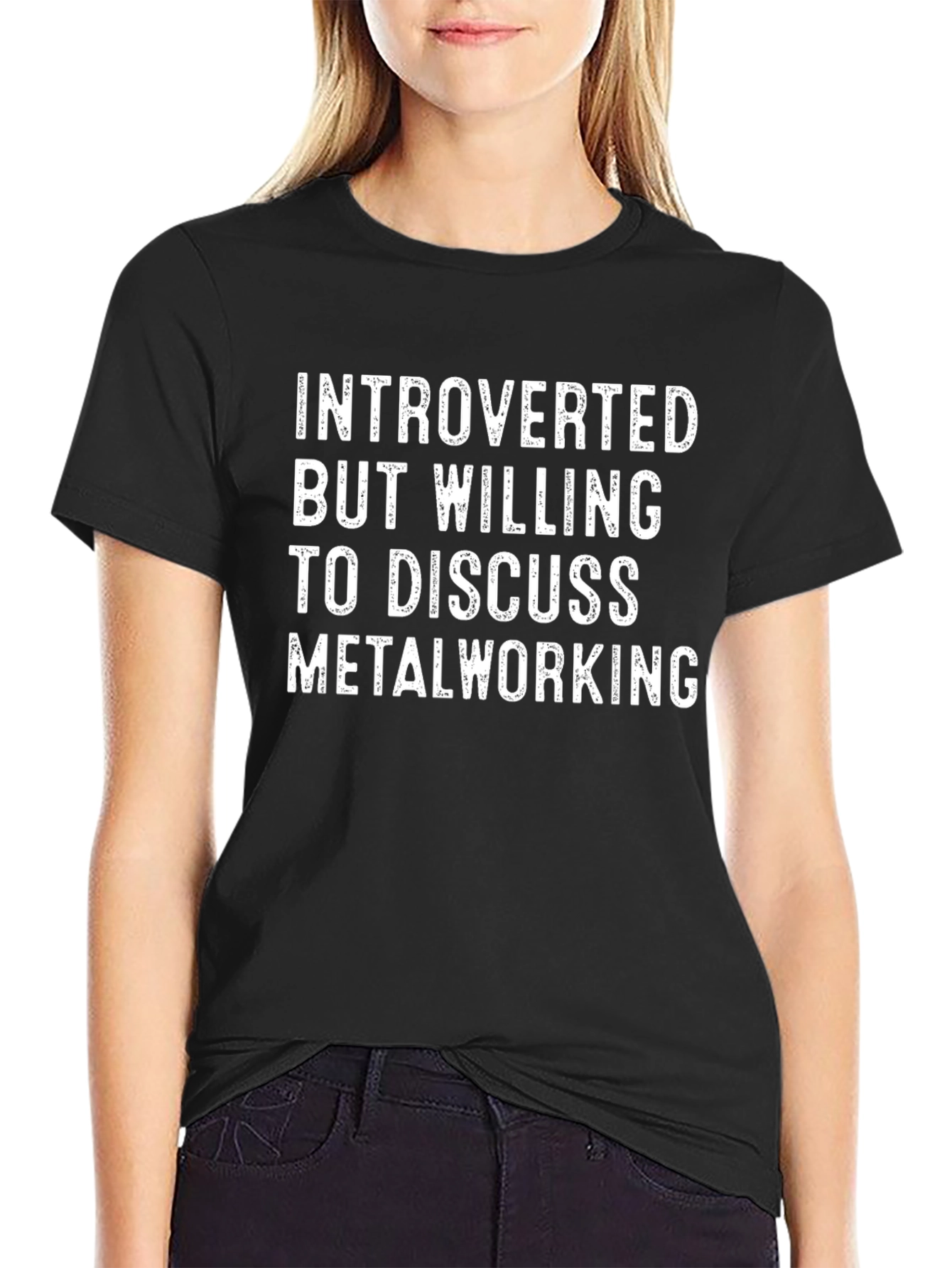 Introverted Metalworking T-Shirt: Funny Hobby Tee