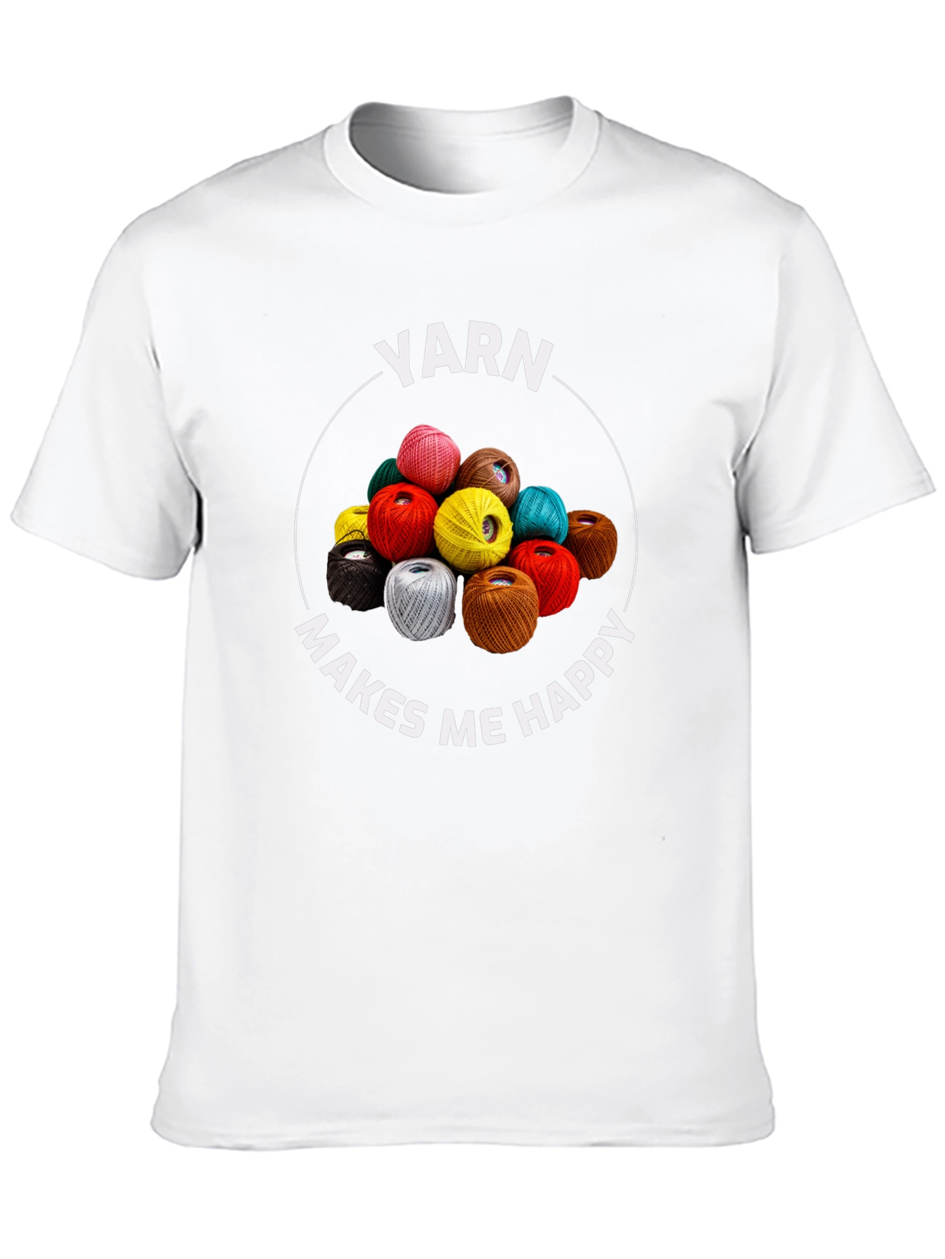 Yarn Makes Me Happy Graphic Tee