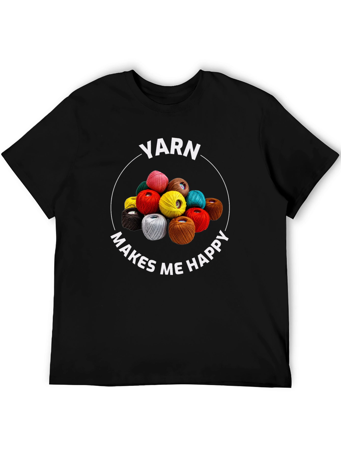 Yarn Makes Me Happy Graphic Tee