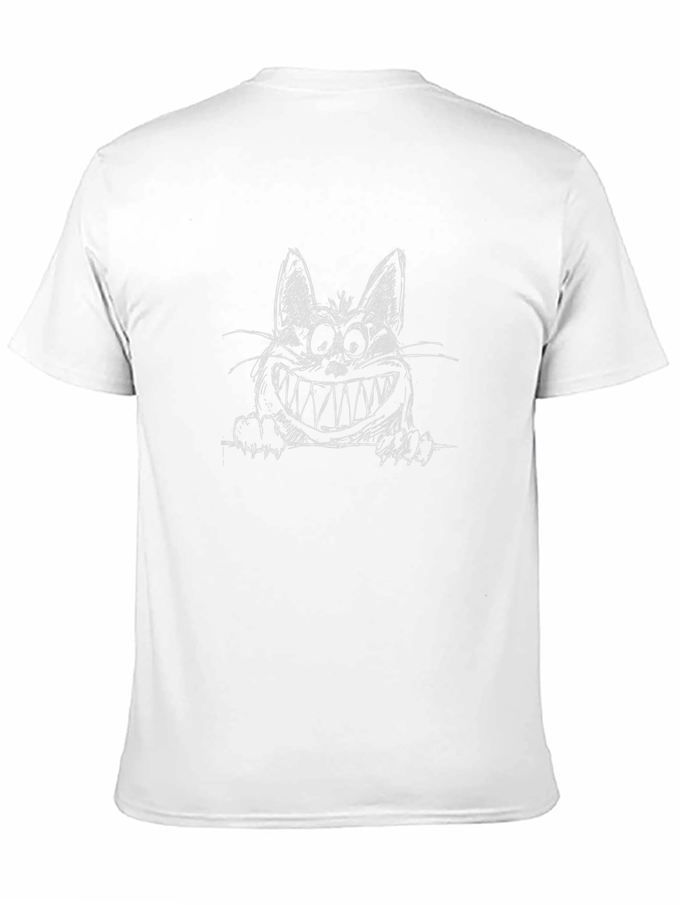 Grinning Cheshire Cat T-Shirt - Whimsical Tee