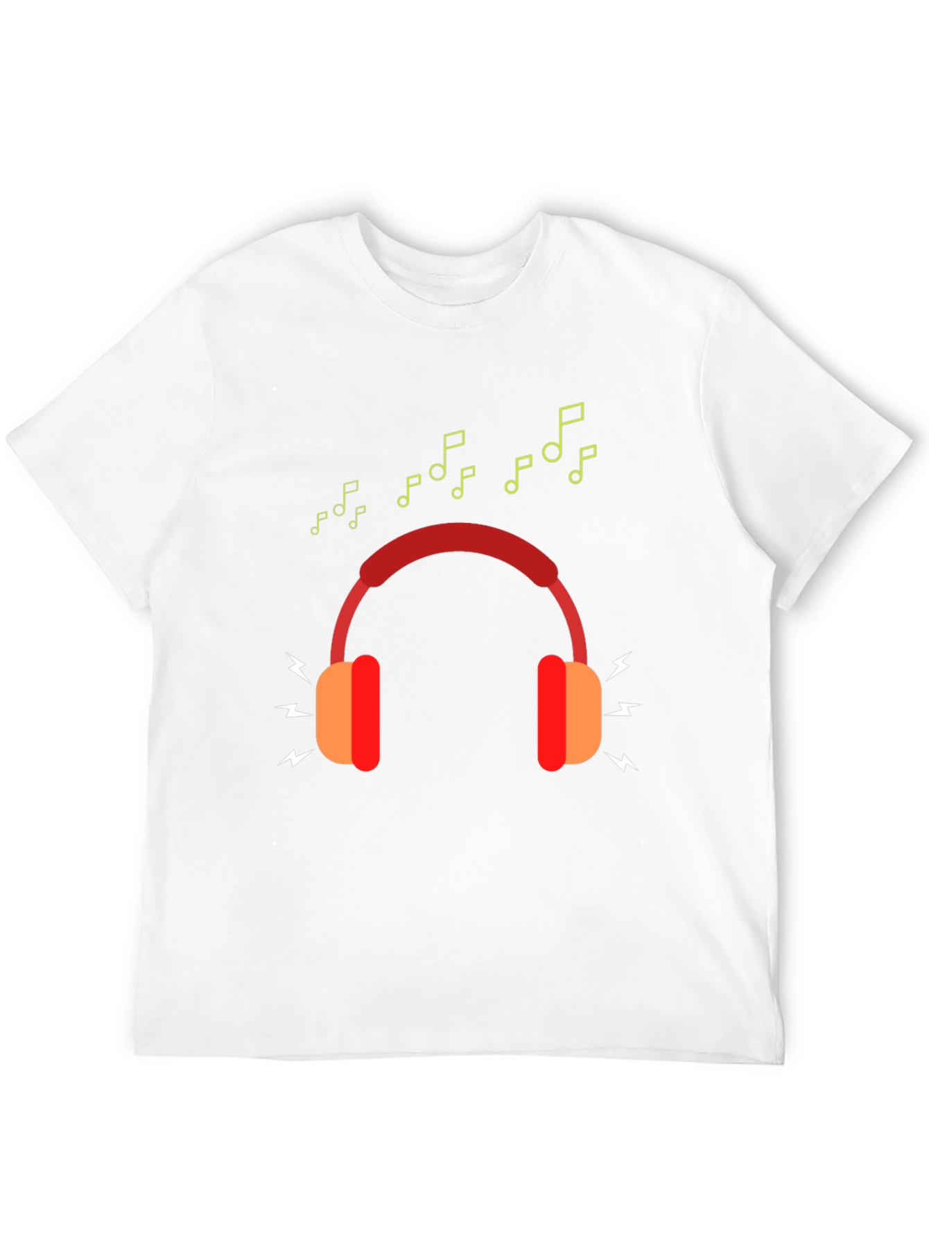 Stylish Music Lovers Graphic T-Shirt