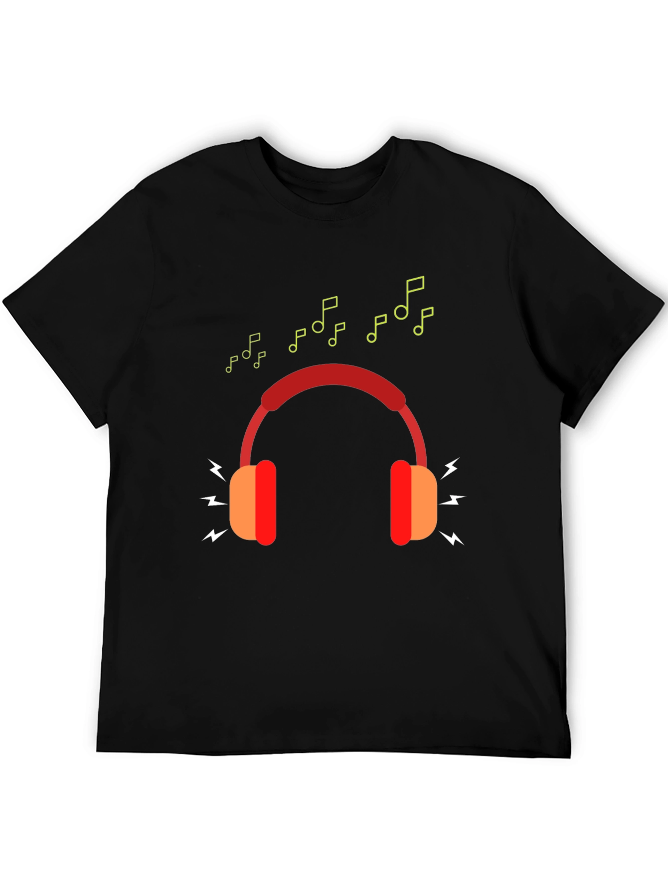 Stylish Music Lovers Graphic T-Shirt