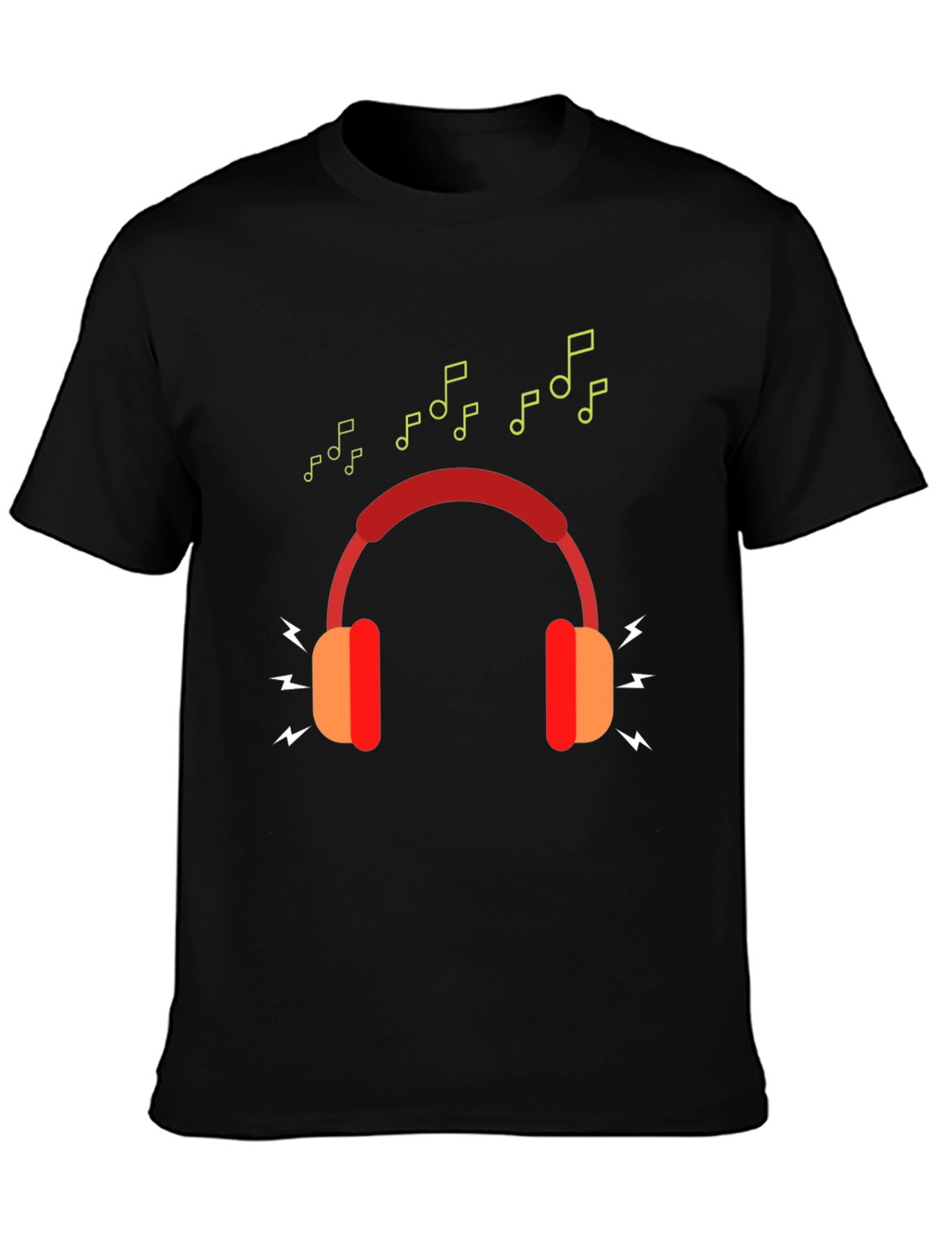 Stylish Music Lovers Graphic T-Shirt