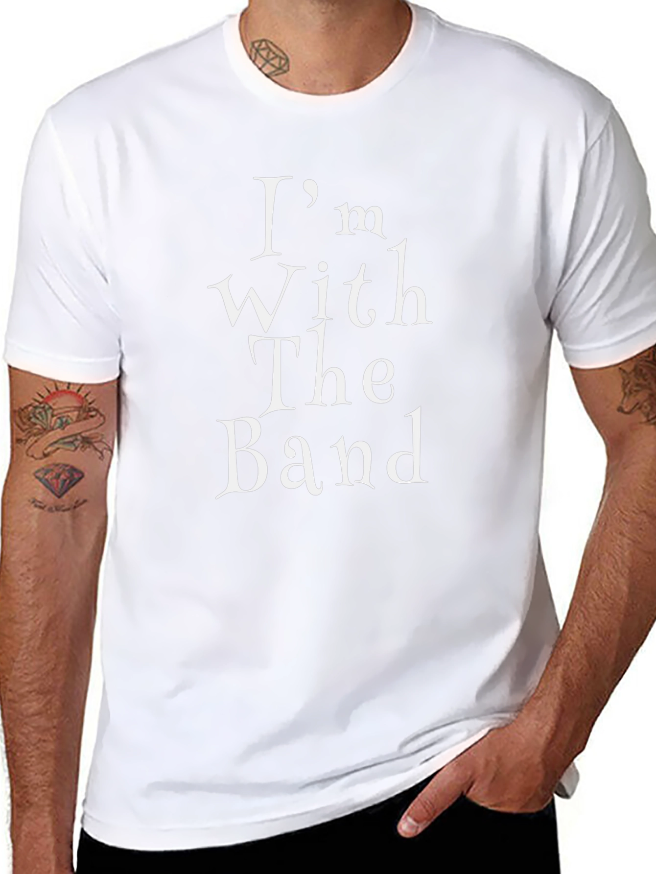 Im With The Band Black T-Shirt