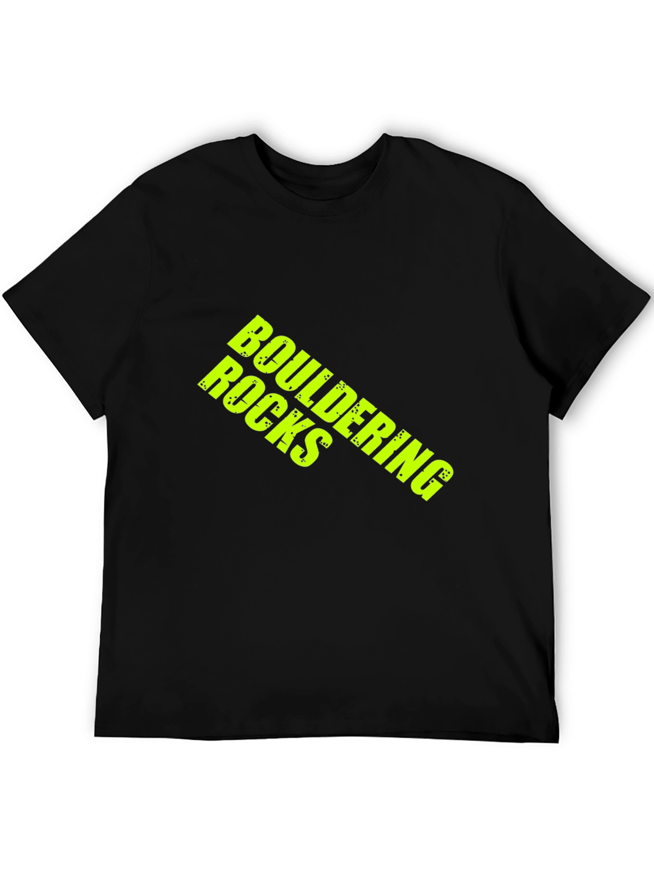 Bouldering Rocks T-Shirt - Black
