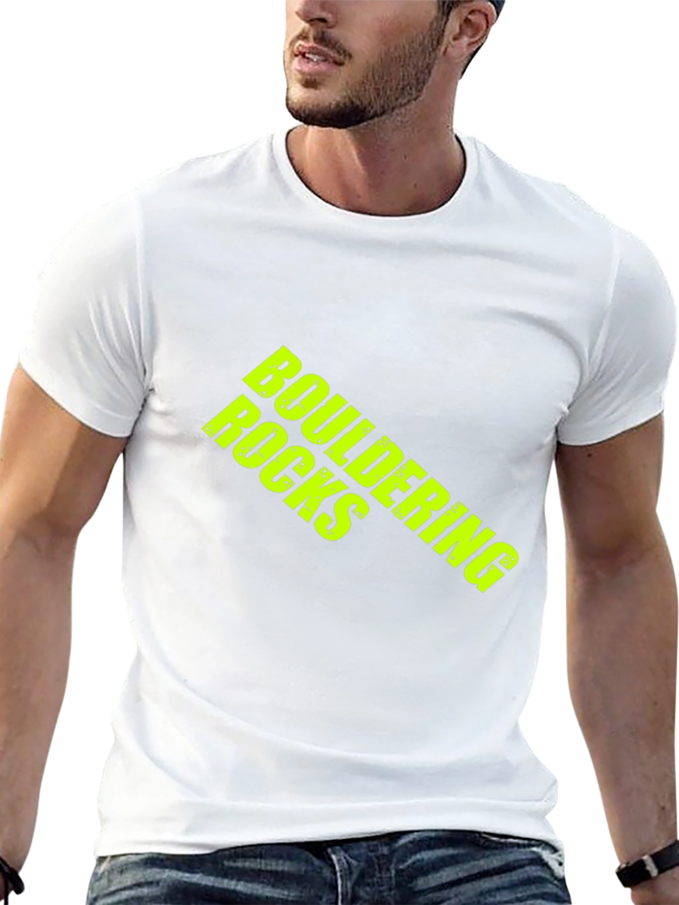 Bouldering Rocks T-Shirt - Black