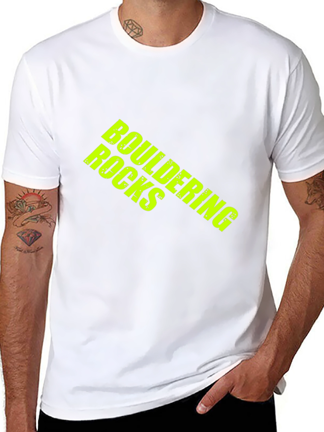 Bouldering Rocks T-Shirt - Black