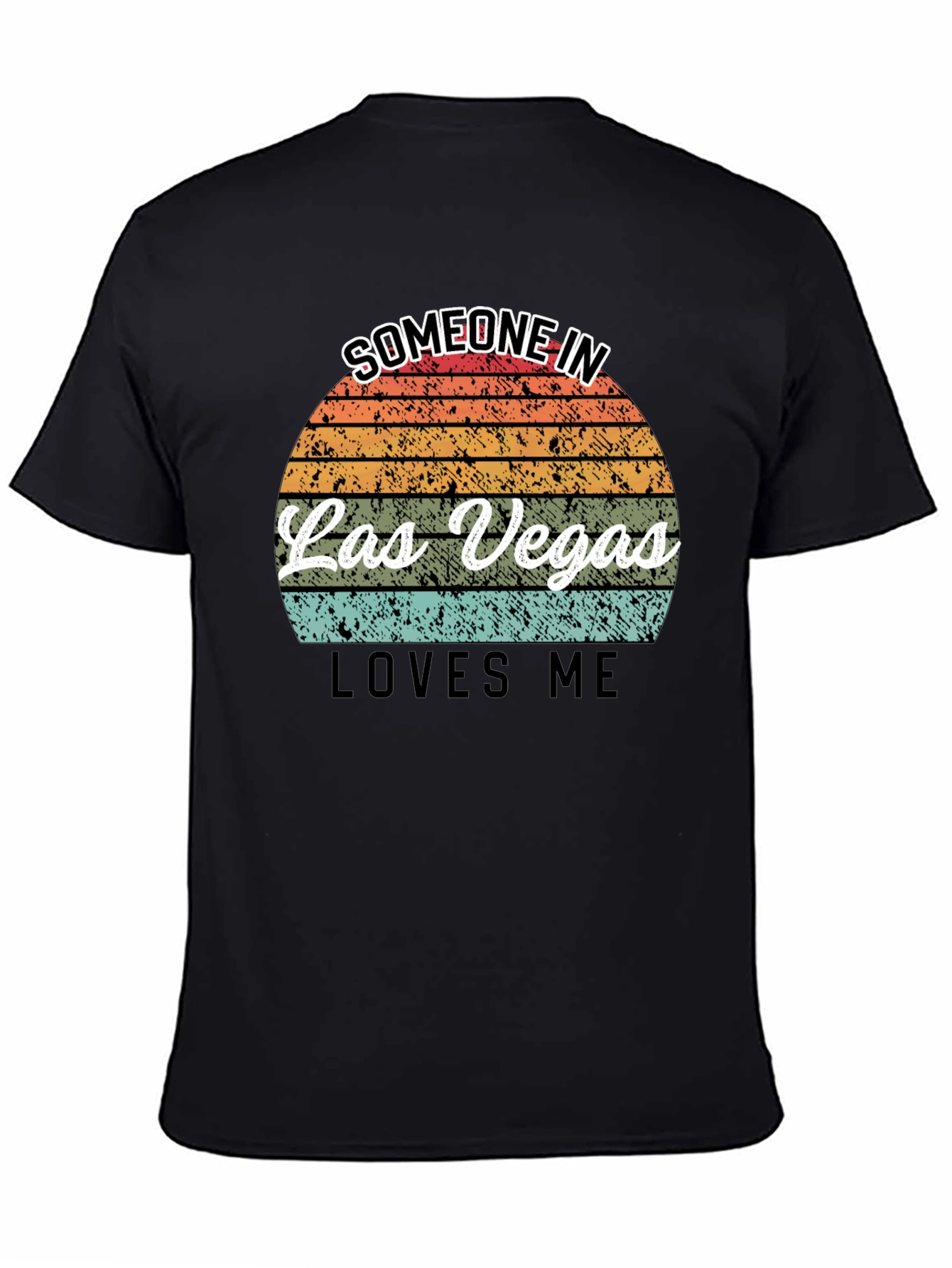 Las Vegas Lover T-Shirt - Retro Sunset Design