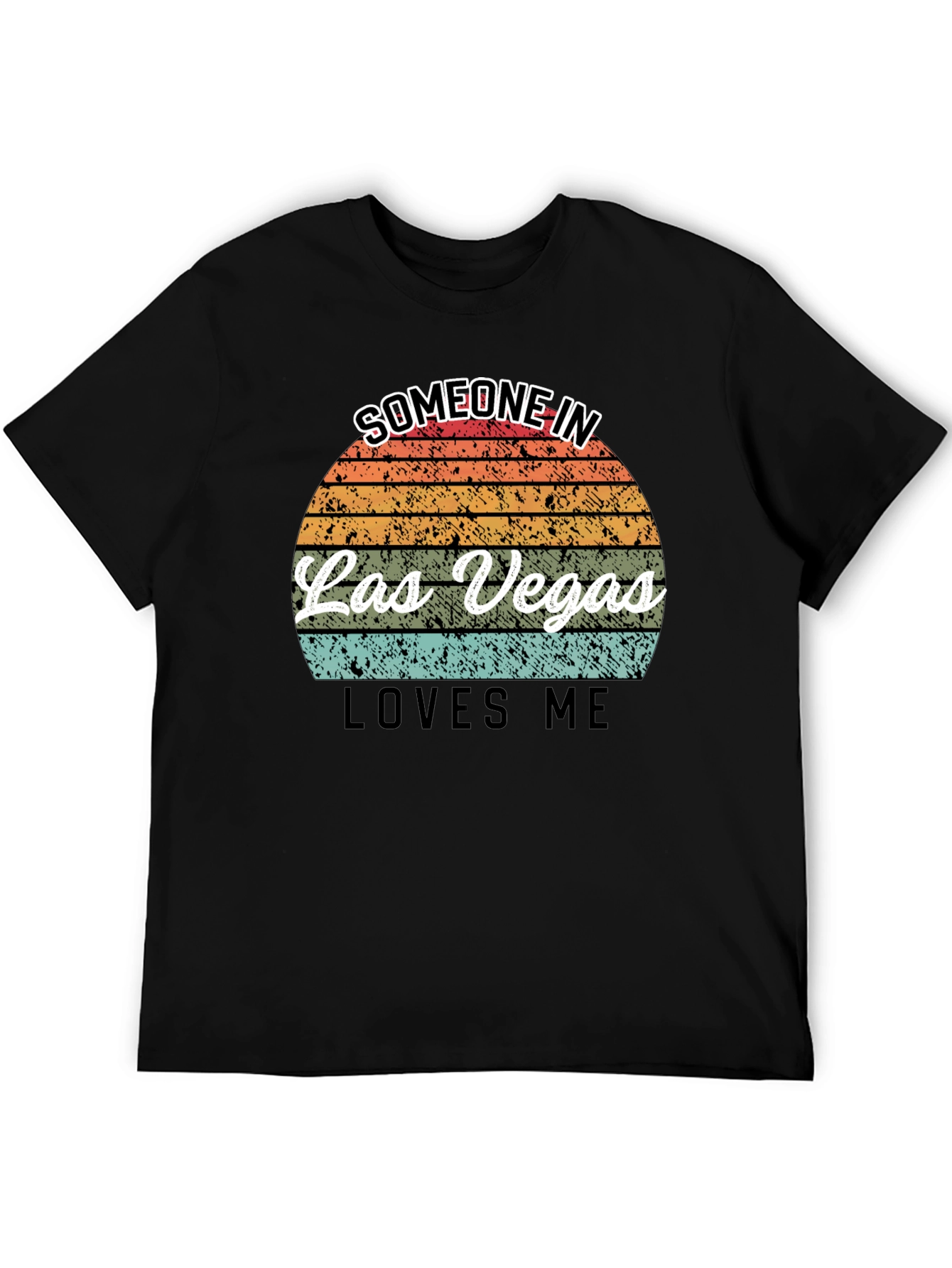 Las Vegas Lover T-Shirt - Retro Sunset Design