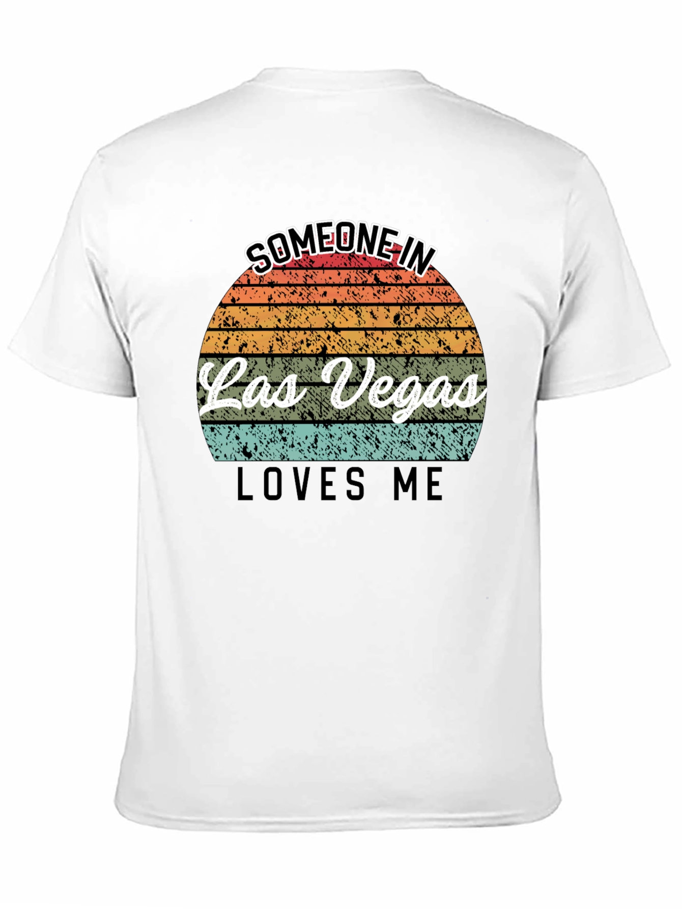 Las Vegas Lover T-Shirt - Retro Sunset Design