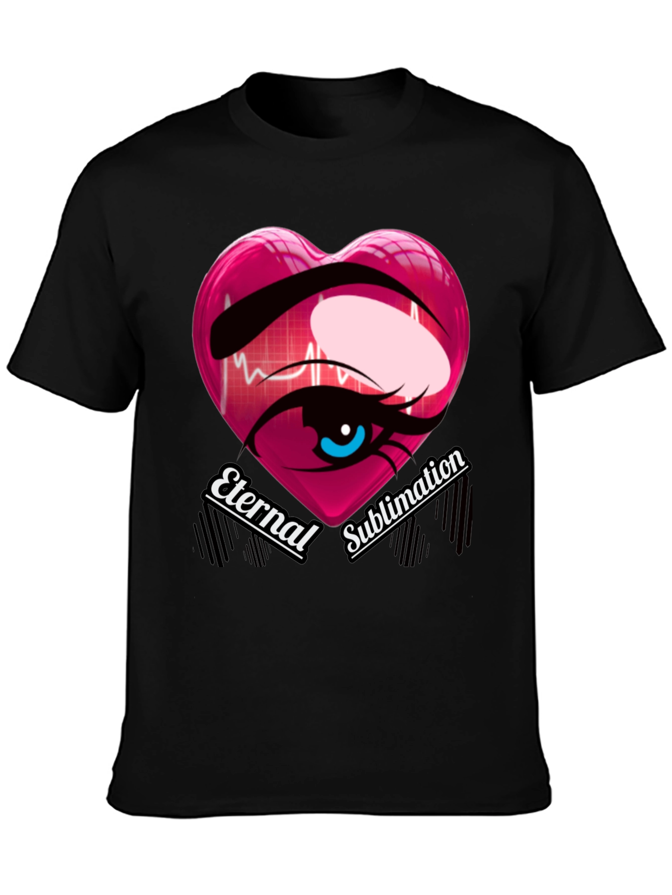 Eternal Sublimation Heart Eye T-Shirt