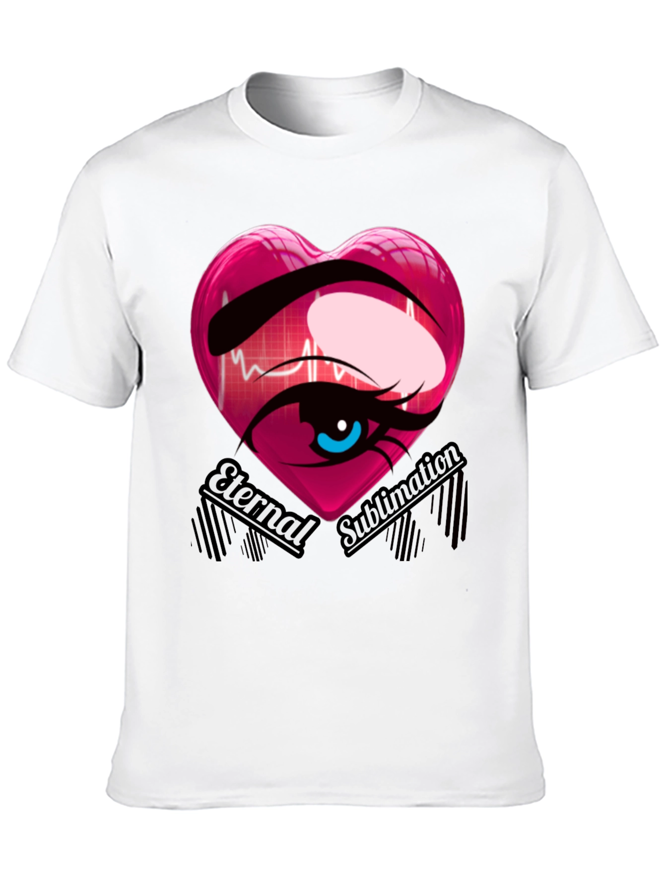 Eternal Sublimation Heart Eye T-Shirt