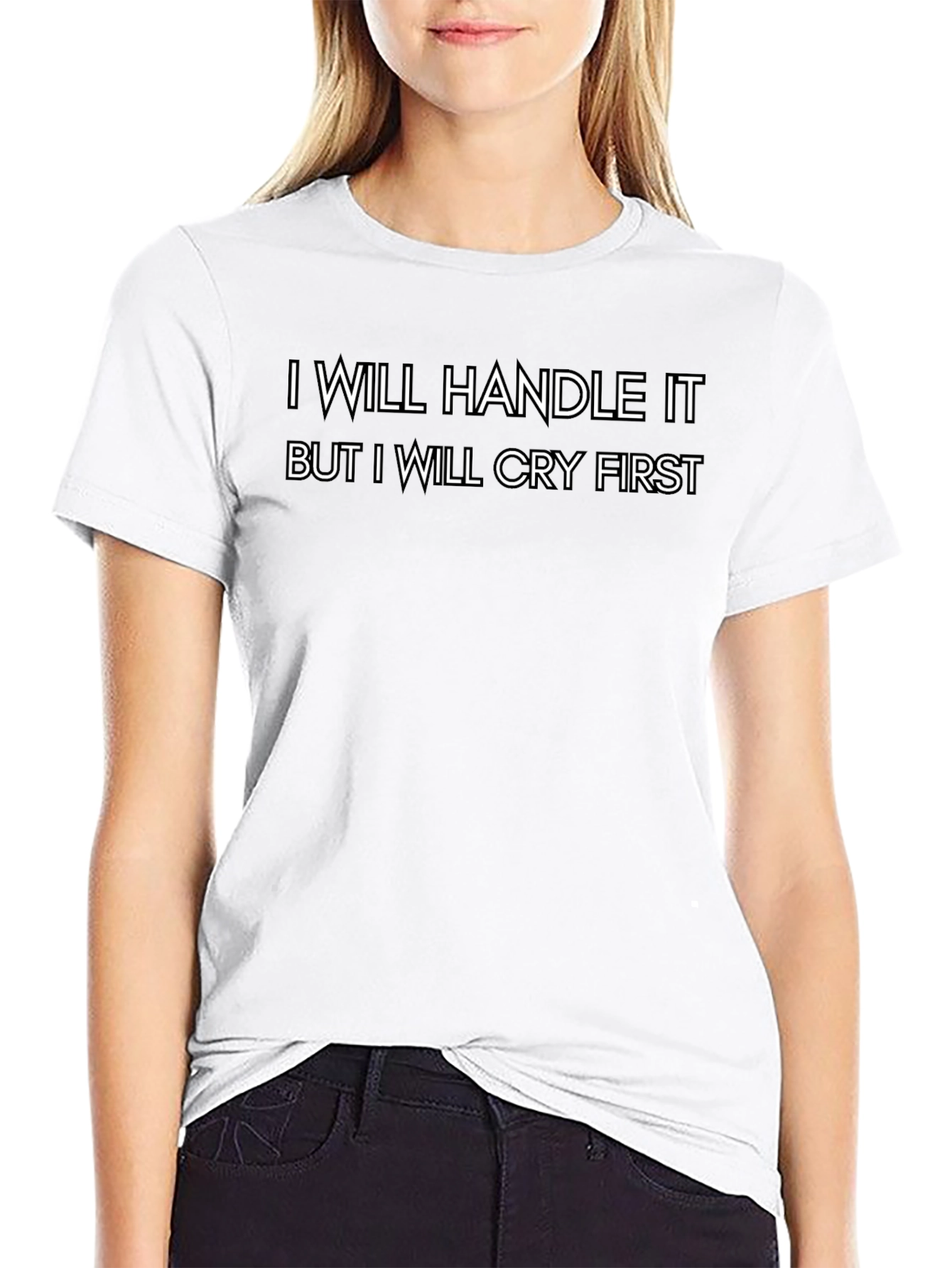 Handle It Cry First Mens Tee