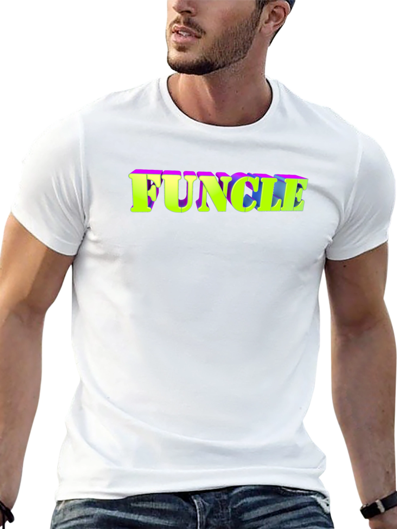 Funcle Graphic T-Shirt - Cool Uncle Tee