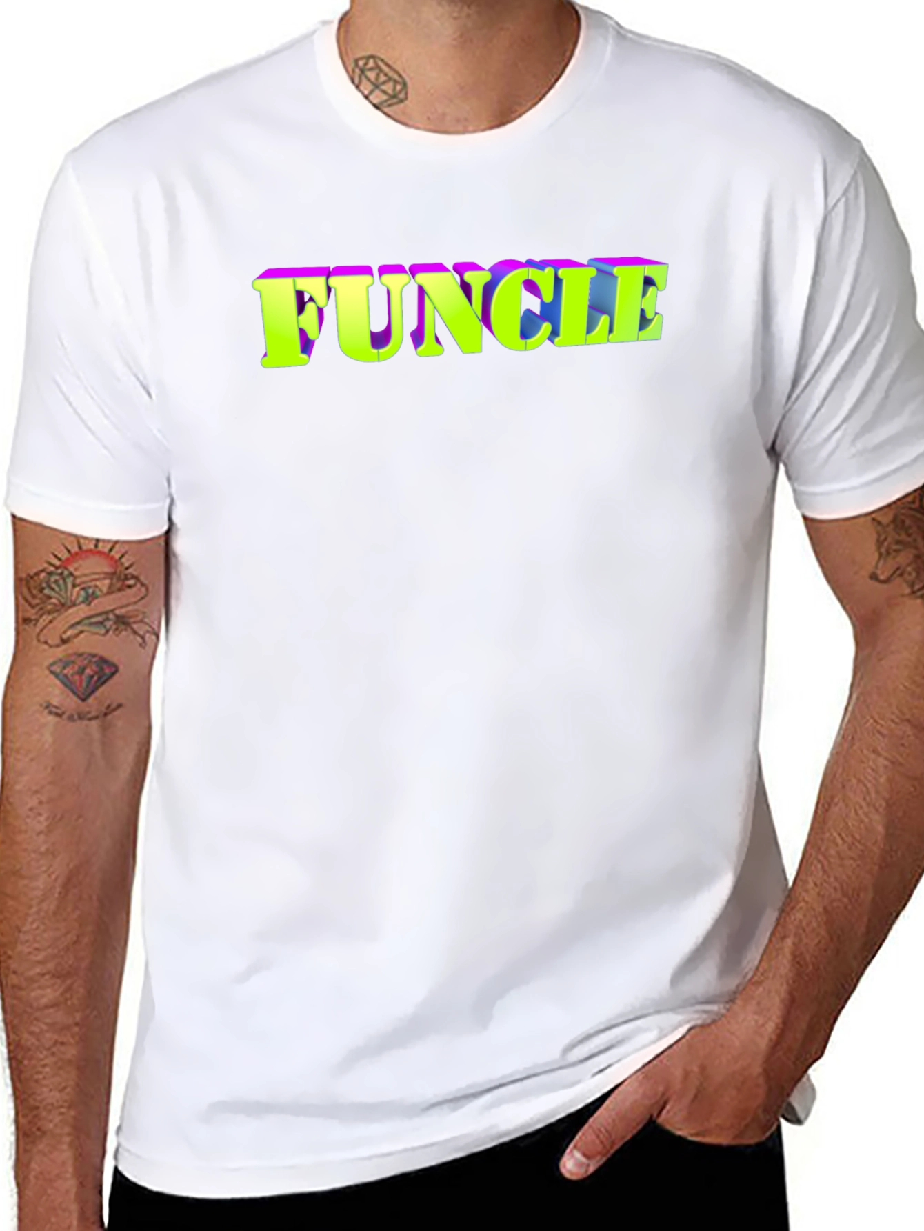 Funcle Graphic T-Shirt - Cool Uncle Tee