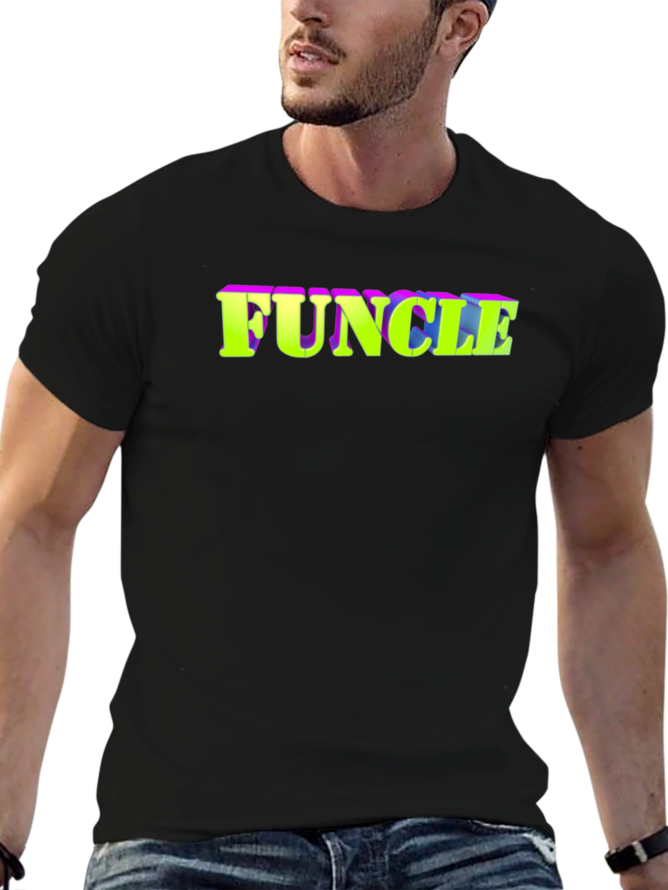 Funcle Graphic T-Shirt - Cool Uncle Tee