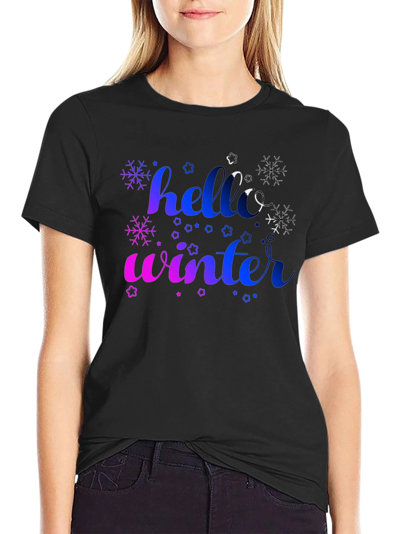 Hello Winter Graphic T-Shirt