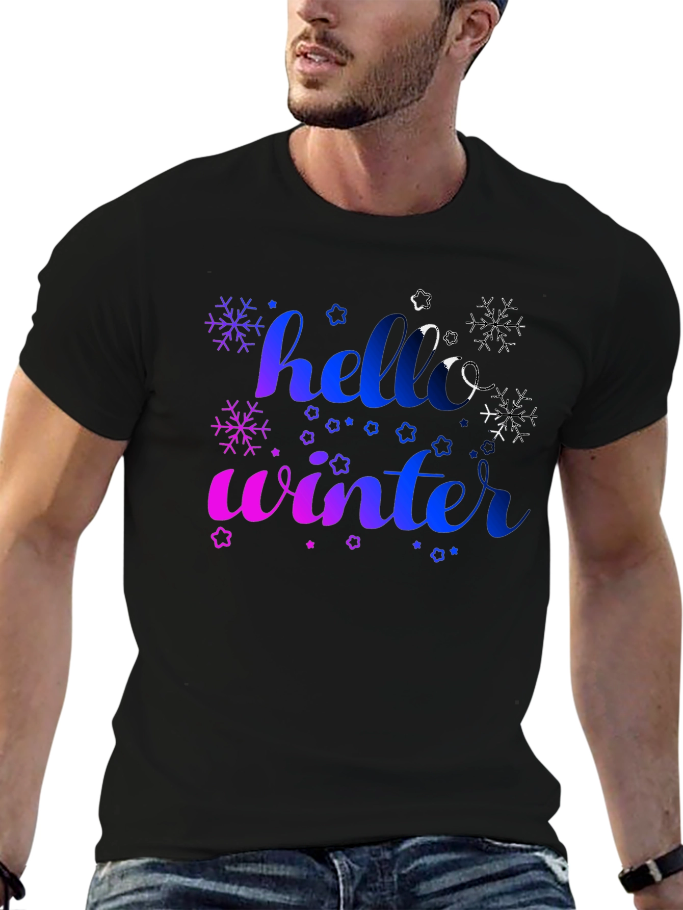 Hello Winter Graphic T-Shirt