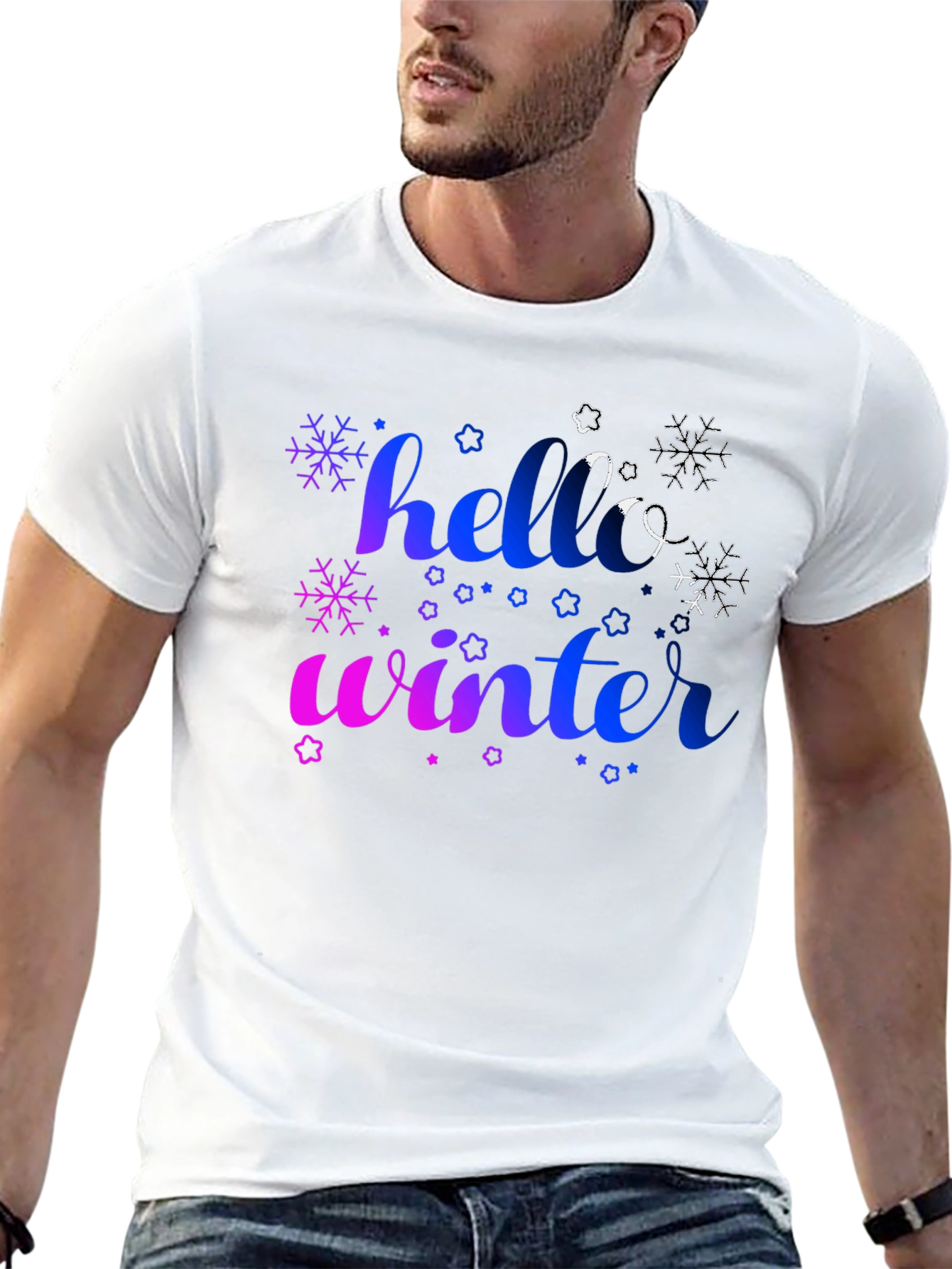 Hello Winter Graphic T-Shirt