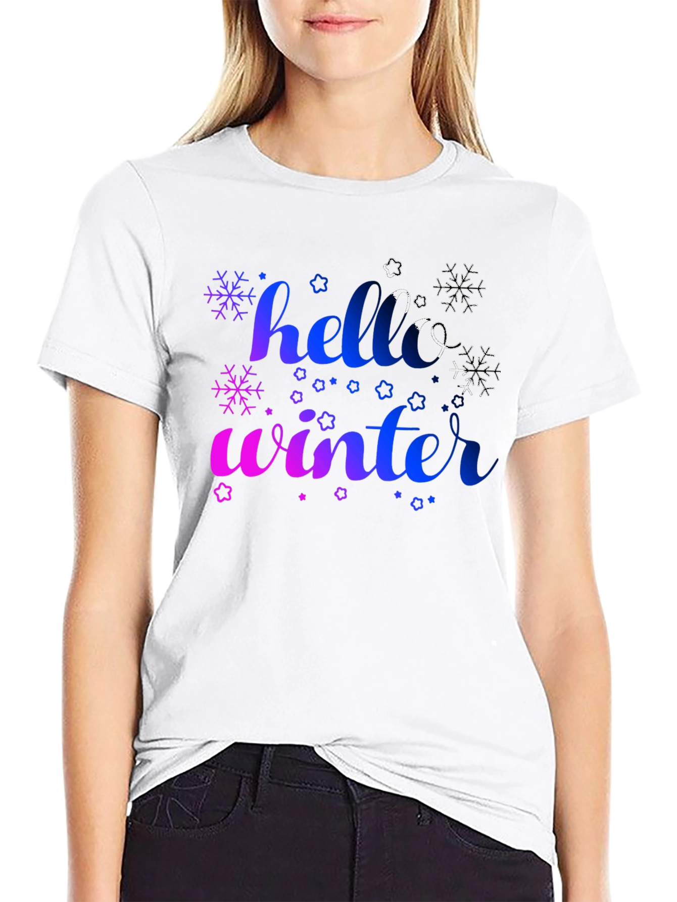 Hello Winter Graphic T-Shirt