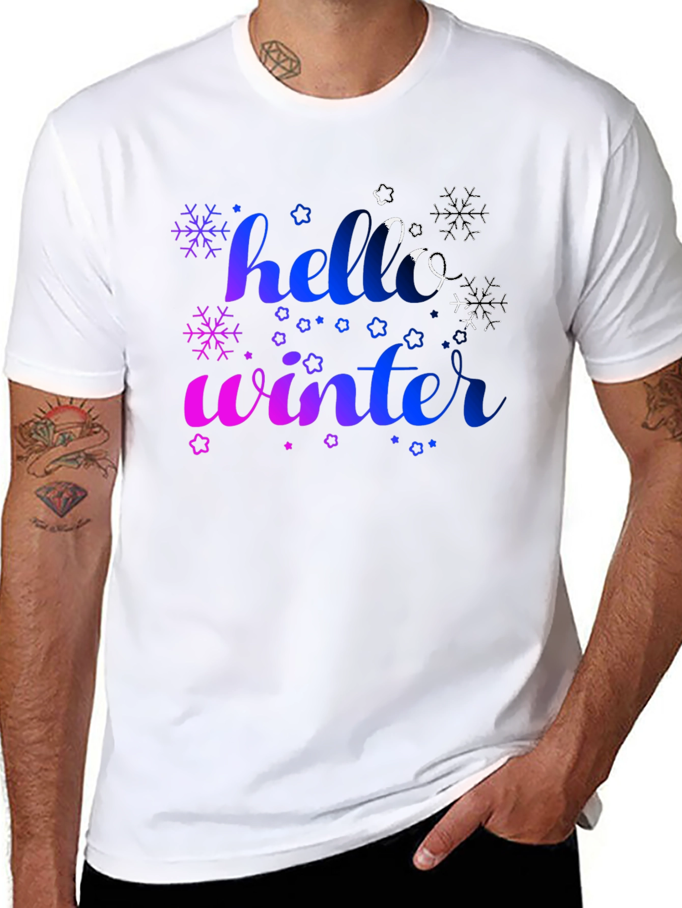 Hello Winter Graphic T-Shirt