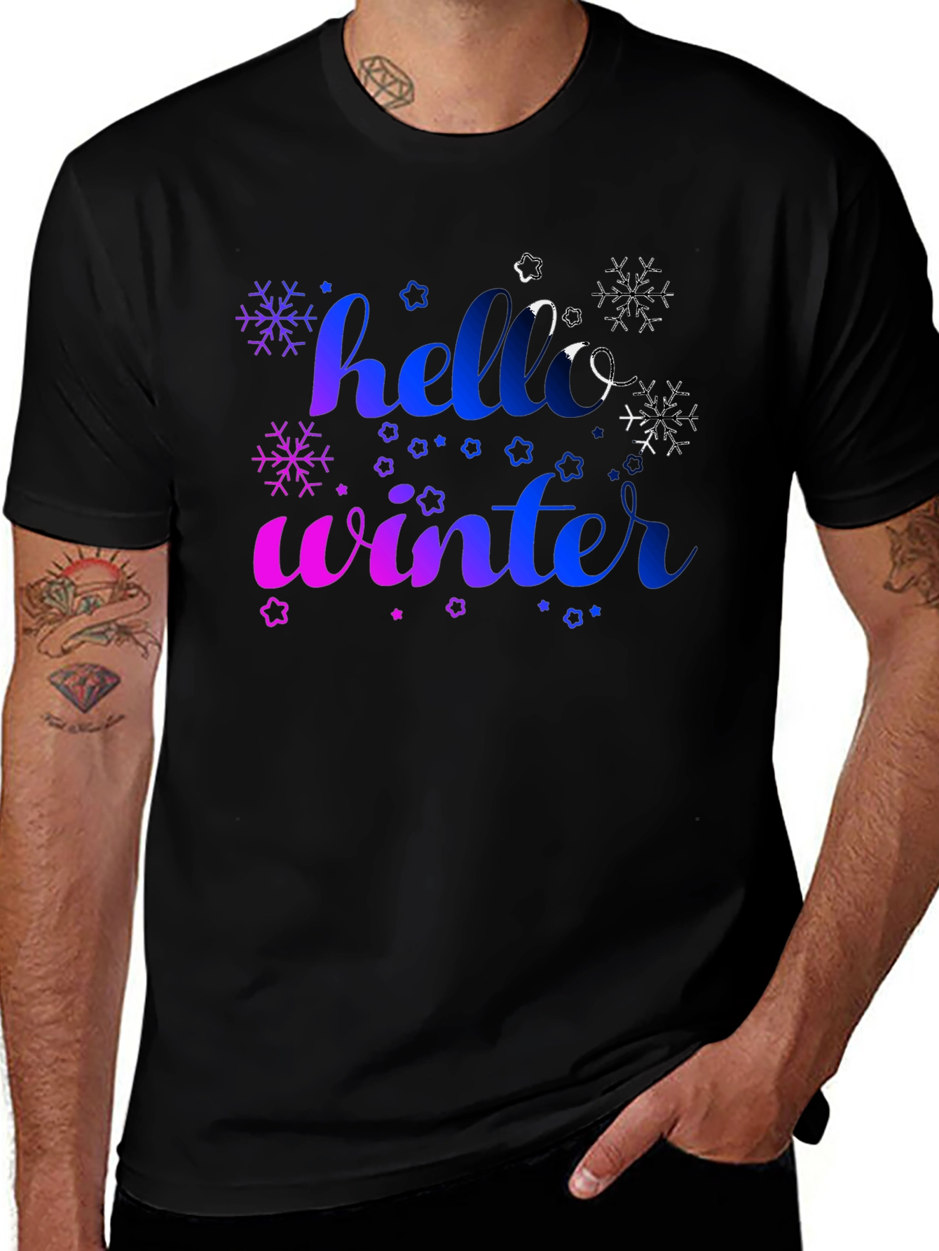 Hello Winter Graphic T-Shirt