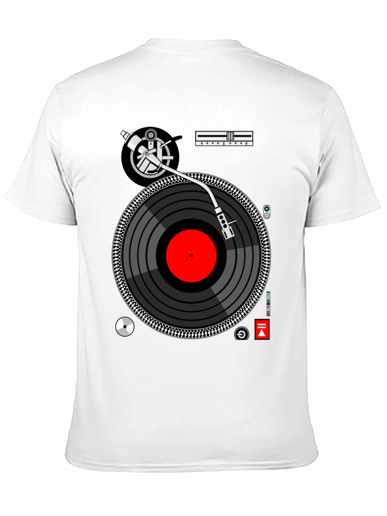DJ Turntable Graphic T-Shirt