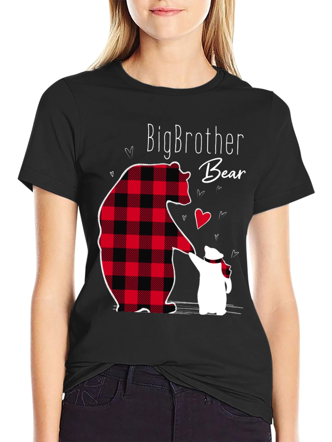 Big Brother Bear T-Shirt - Cute Matching Family Tee