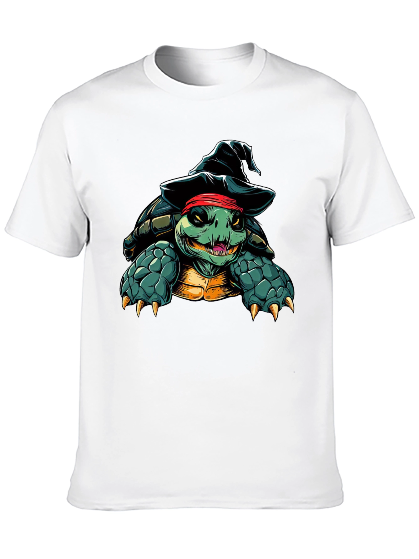 Pirate Turtle Black T-Shirt
