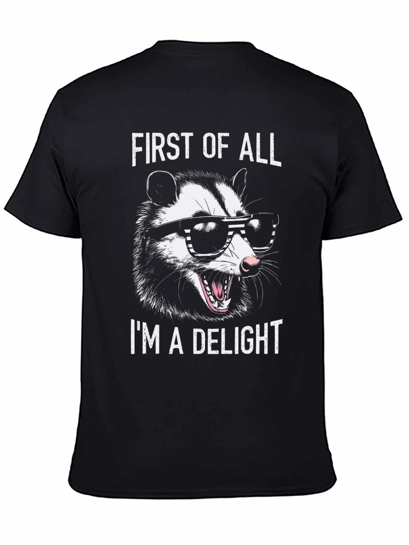 First of All Im a Delight Opossum Graphic Tee