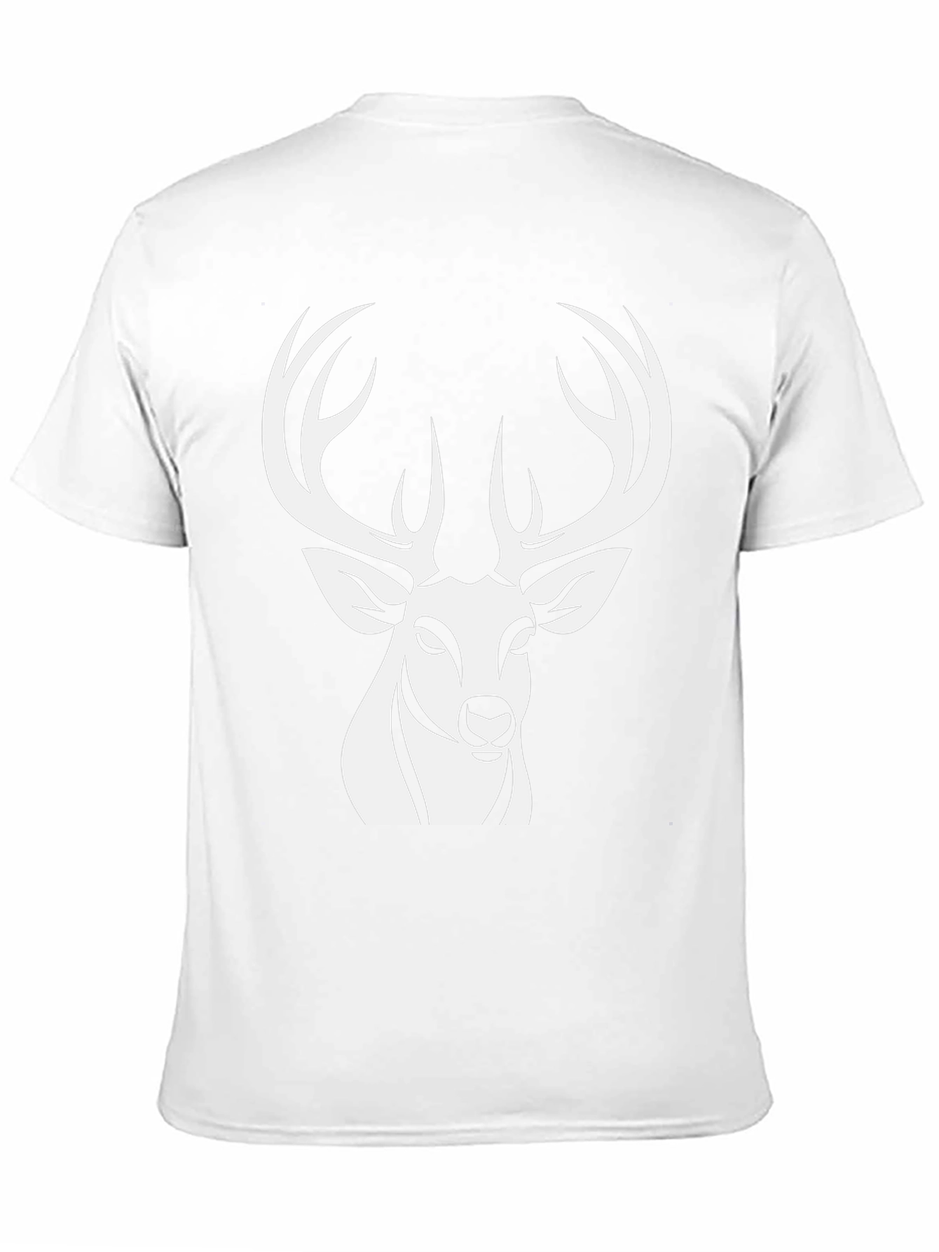 Deer Graphic Tee - Stylish Black Cotton Shirt
