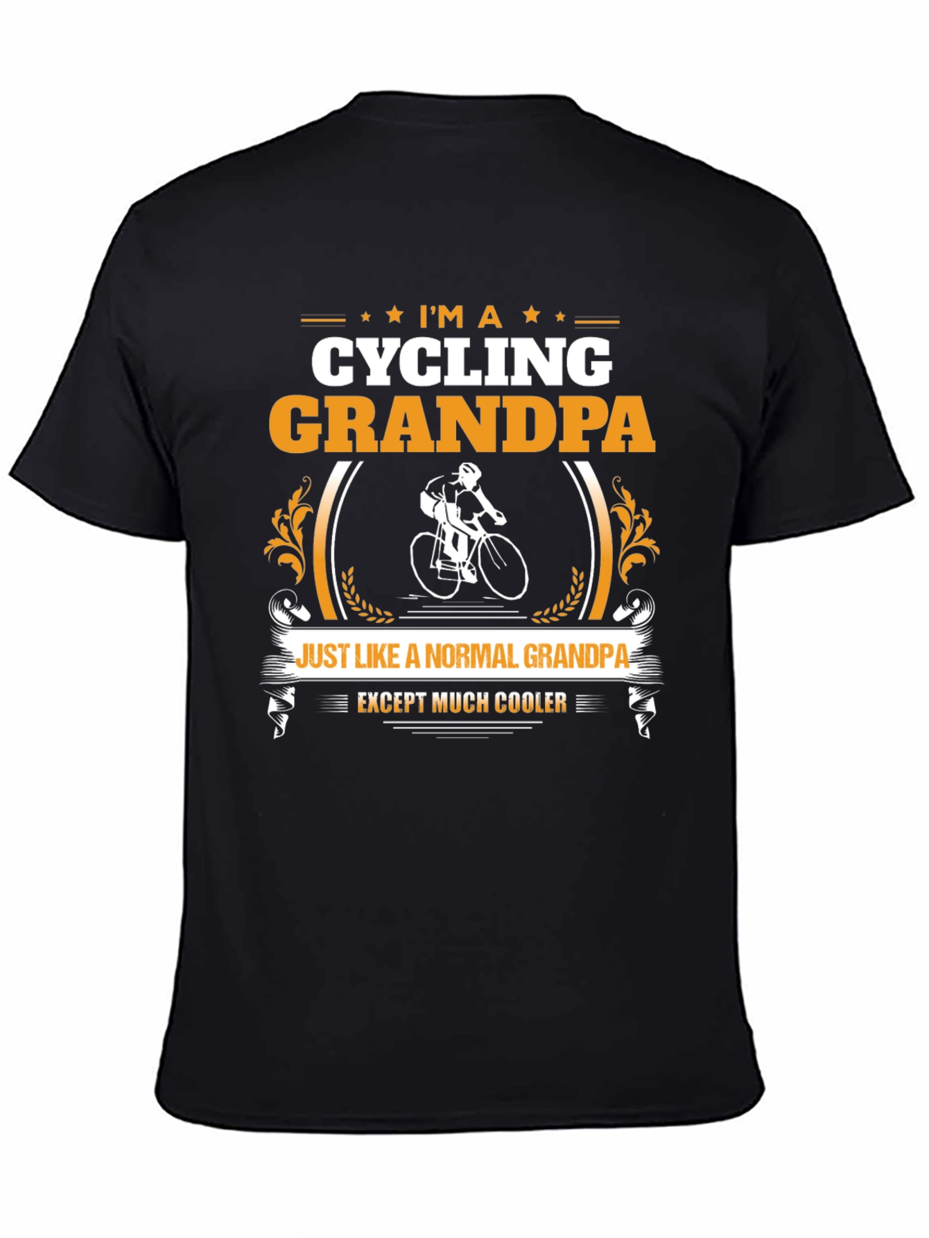 Cycling Grandpa T-Shirt - Cool Biker Grandfather Tee