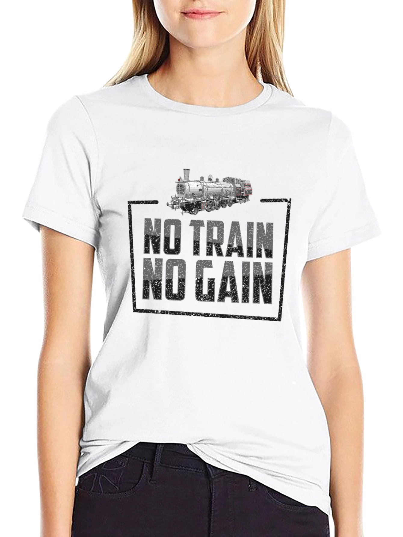 No Train No Gain Graphic T-Shirt