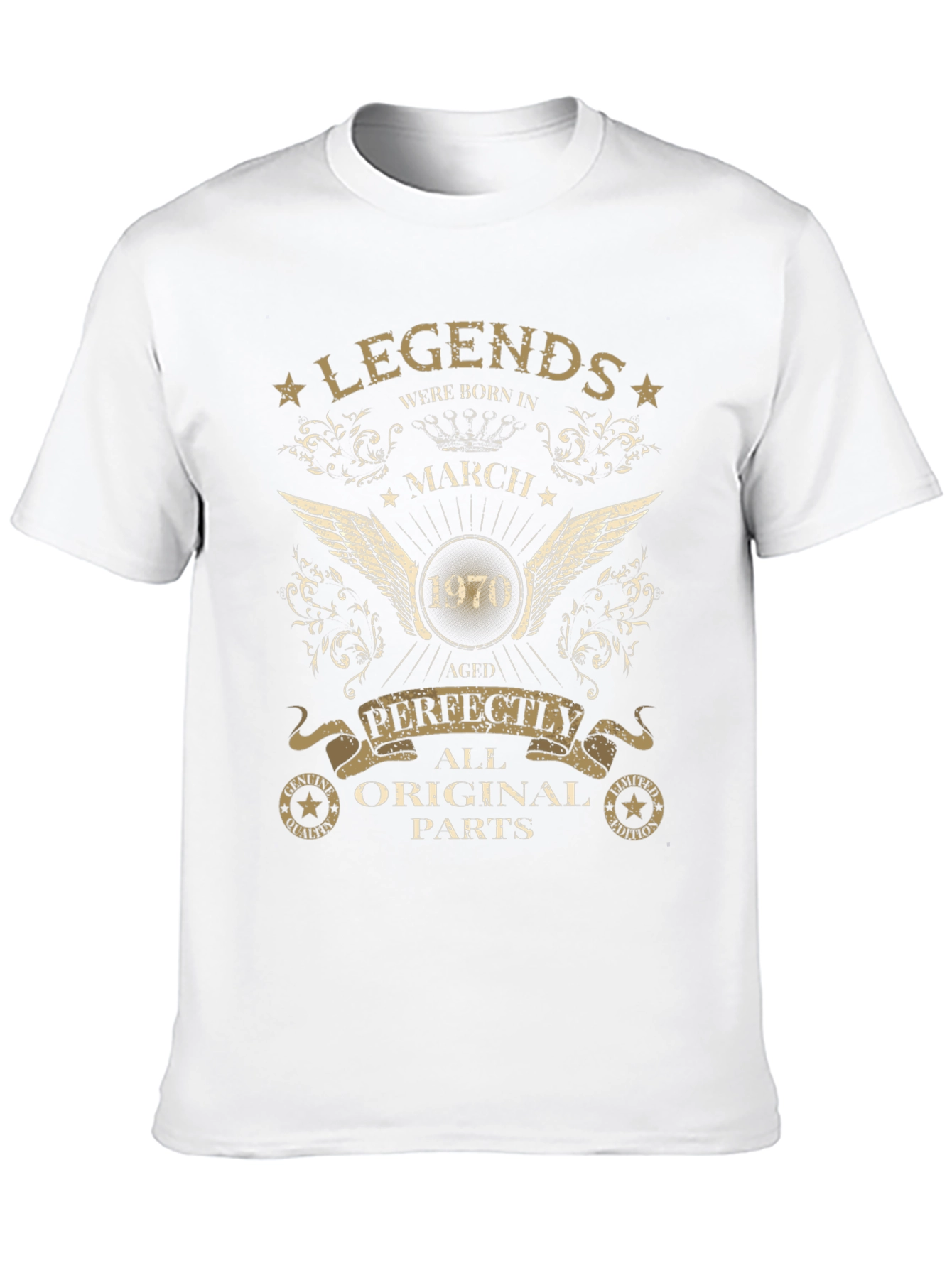 Legends Born in March 1970 T-Shirt