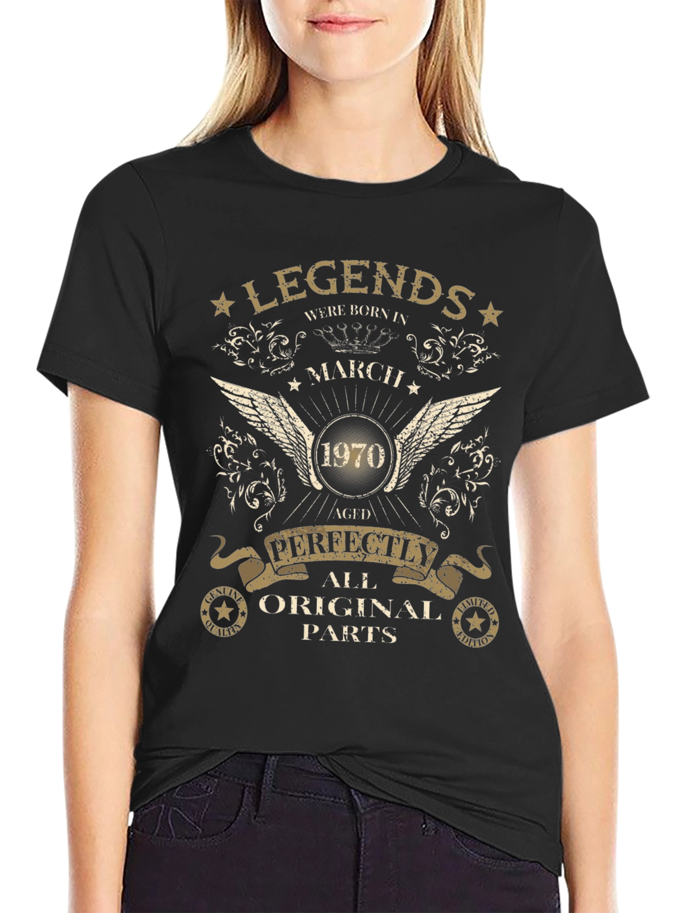 Legends Born in March 1970 T-Shirt