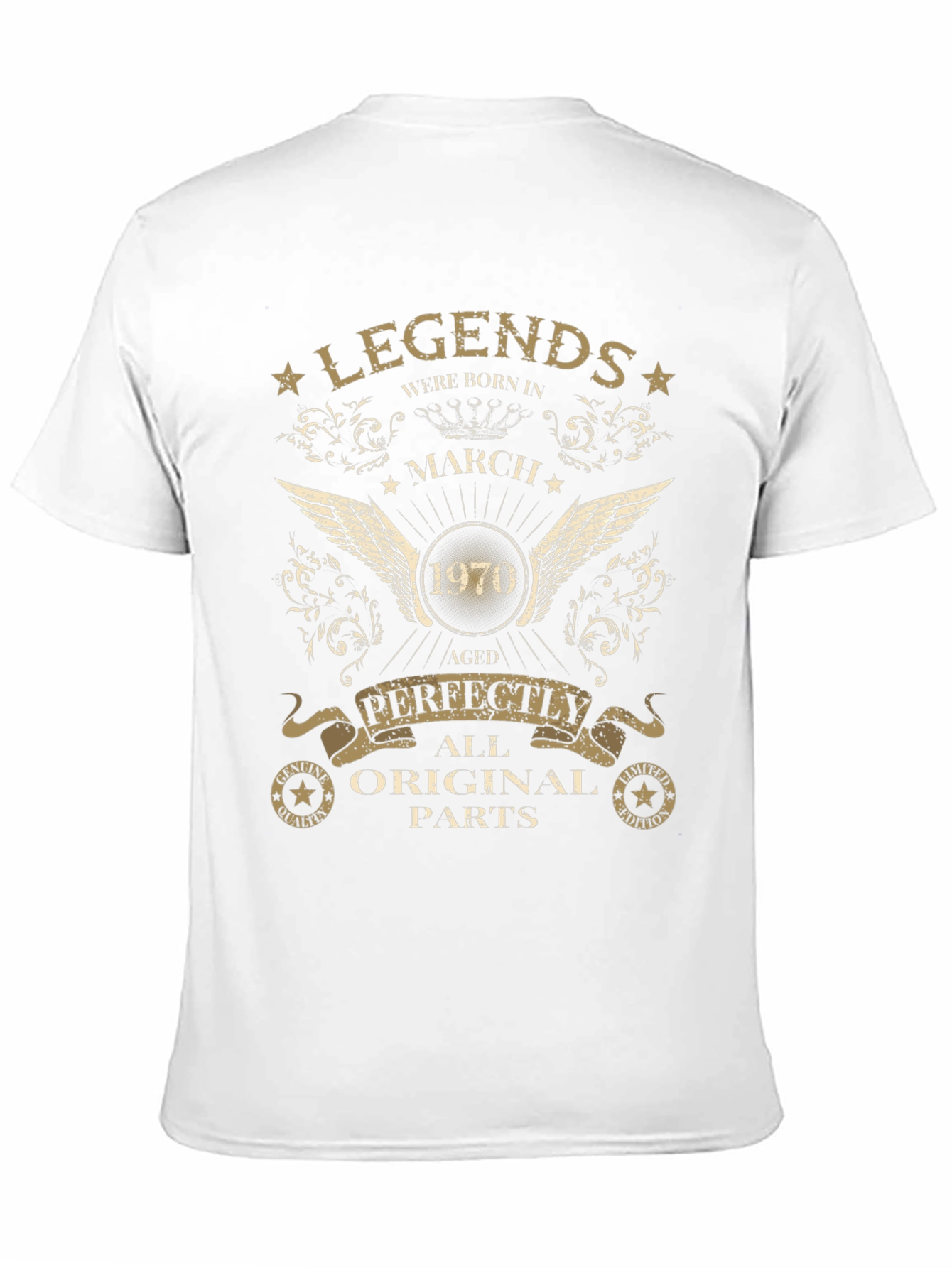 Legends Born in March 1970 T-Shirt