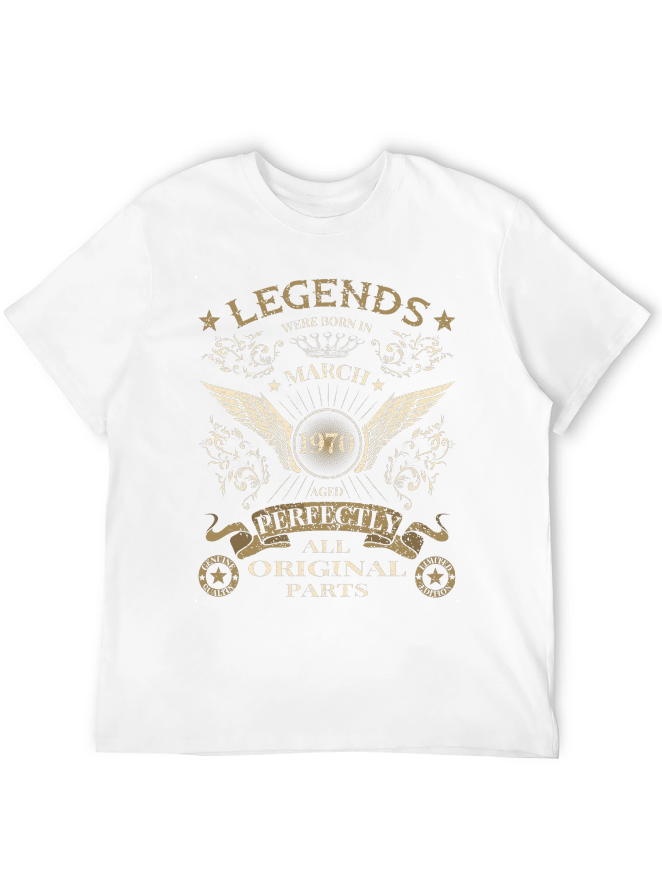 Legends Born in March 1970 T-Shirt