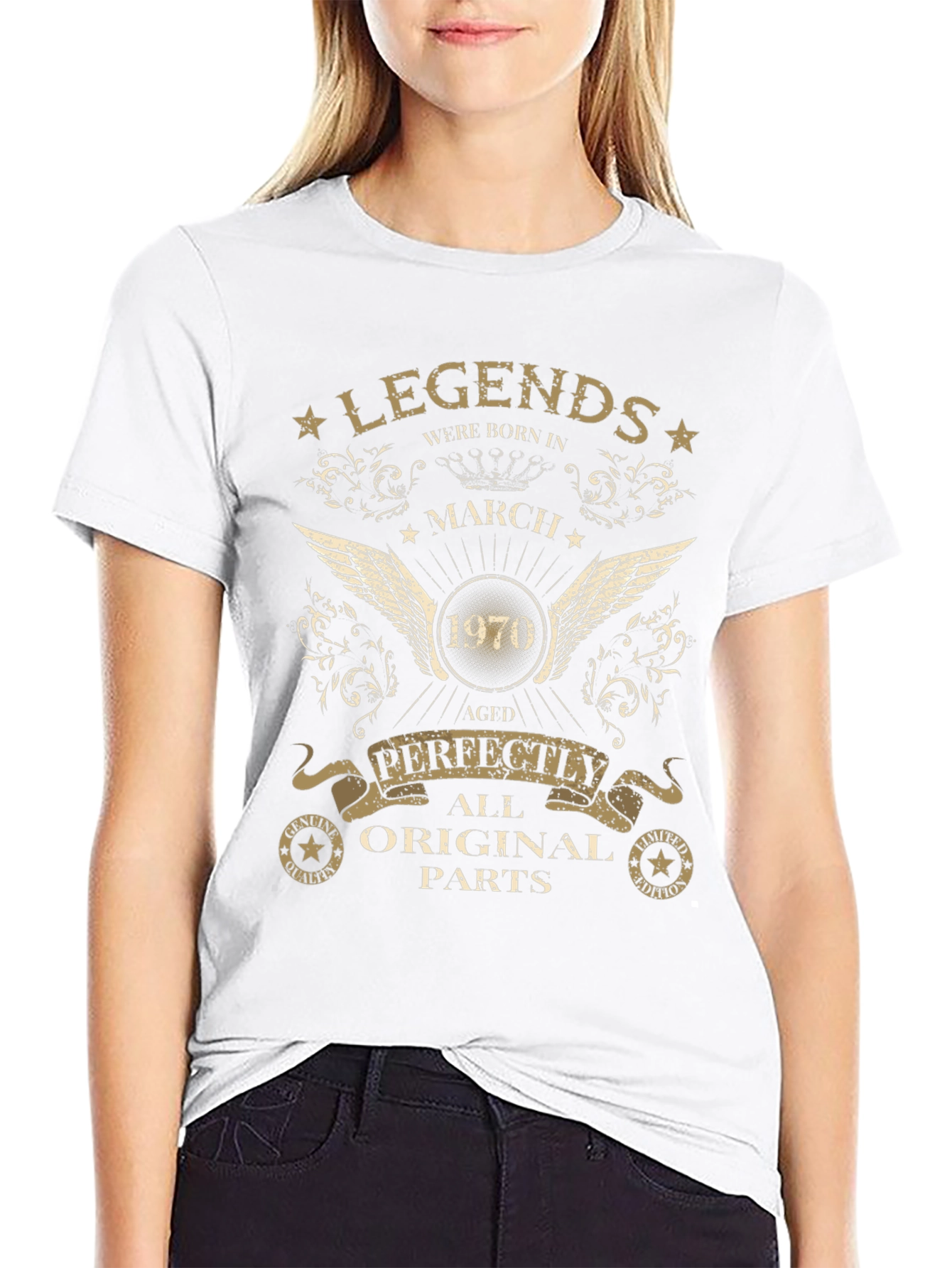 Legends Born in March 1970 T-Shirt