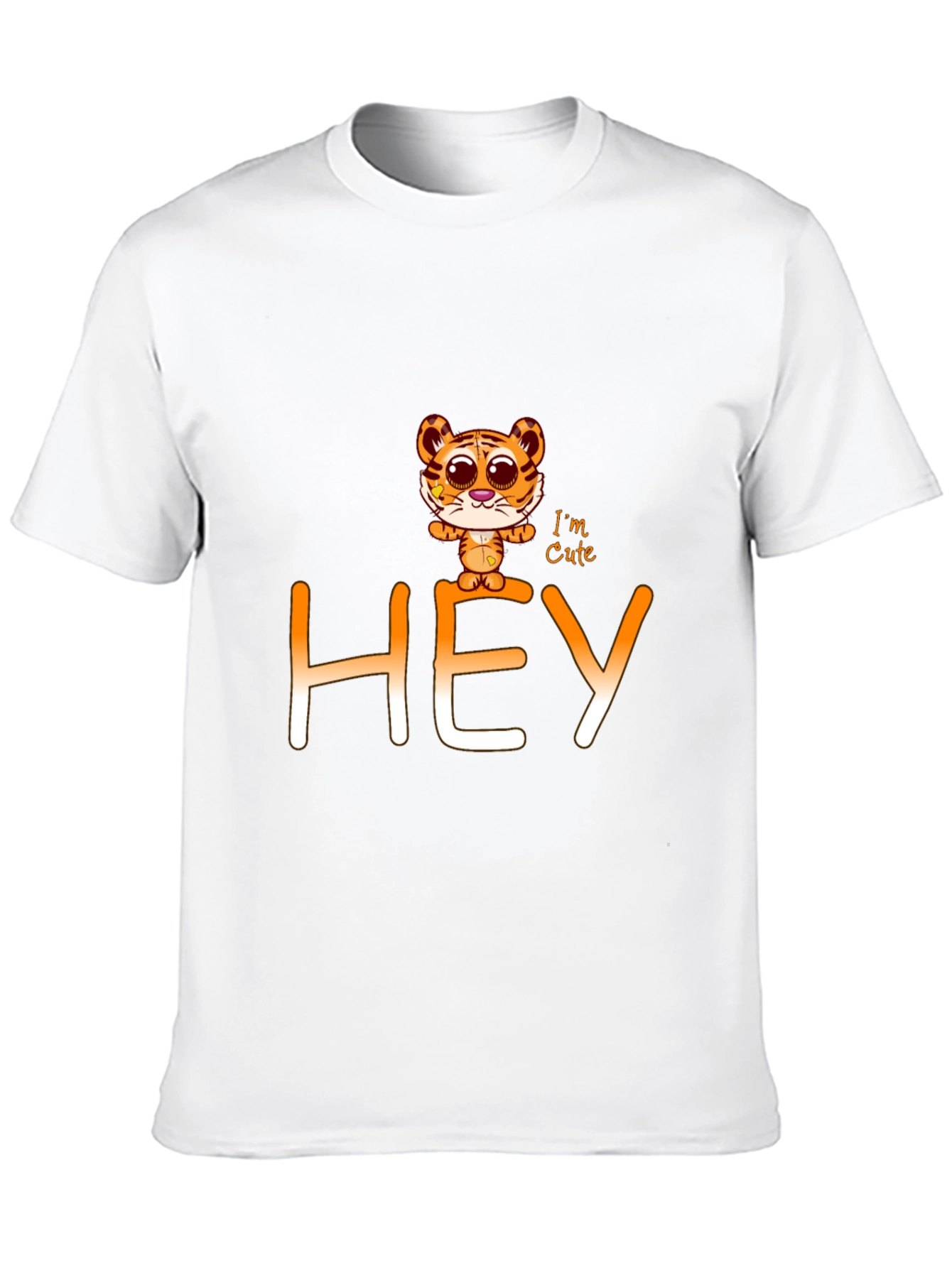 Cute Tiger Graphic Tee - HEY Im Cute