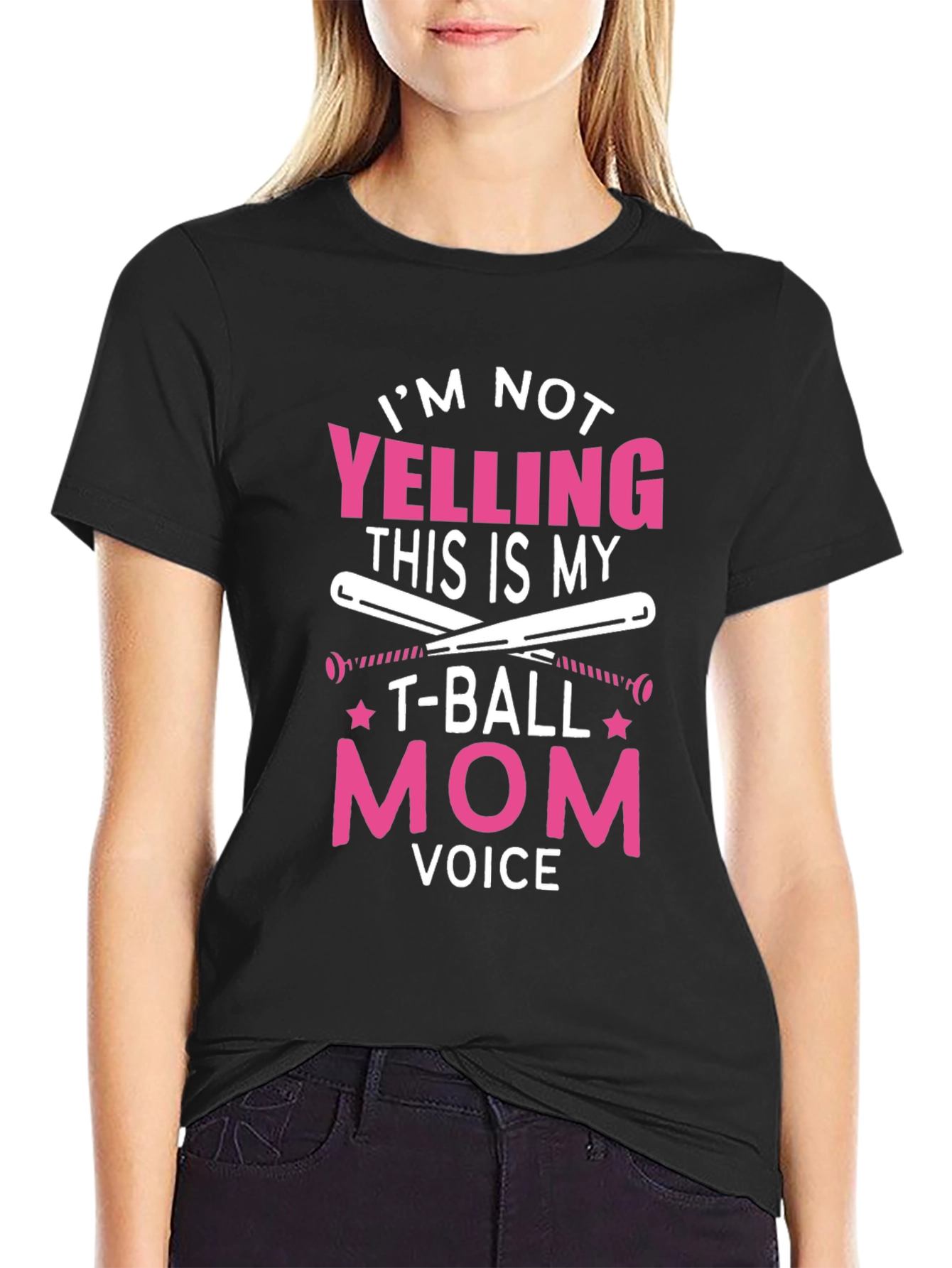 T-Ball Mom Voice Graphic Tee
