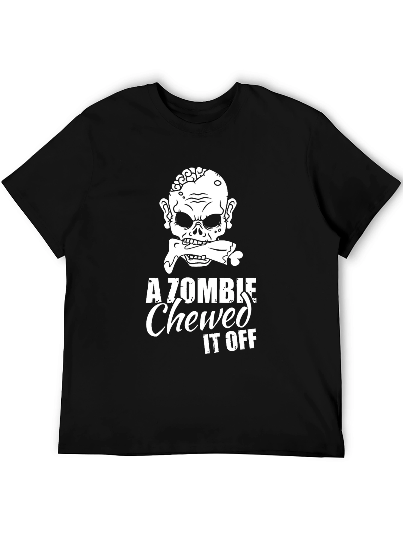 Zombie Chewed It Off Graphic T-Shirt