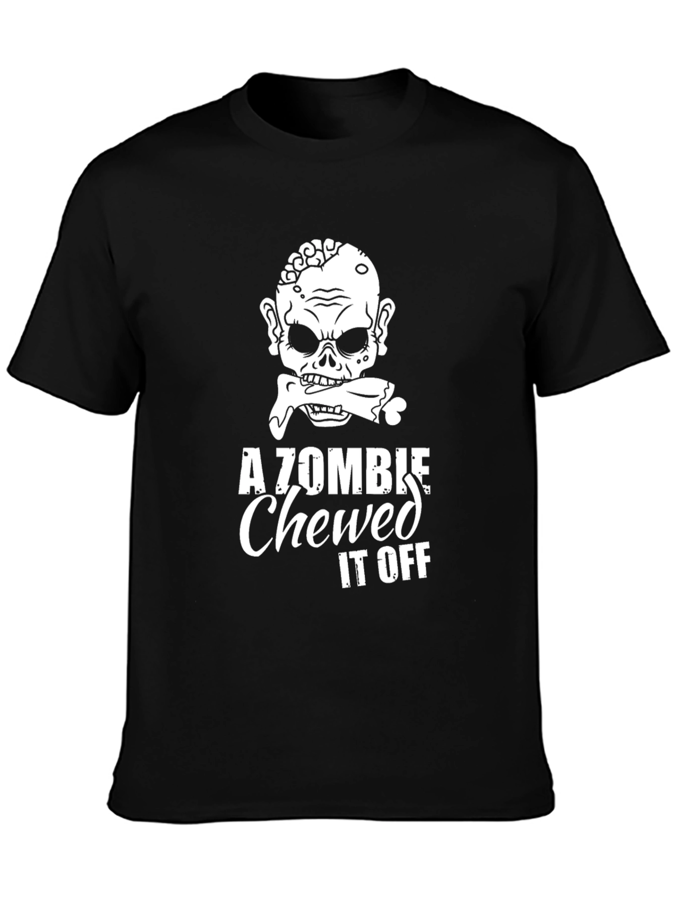 Zombie Chewed It Off Graphic T-Shirt