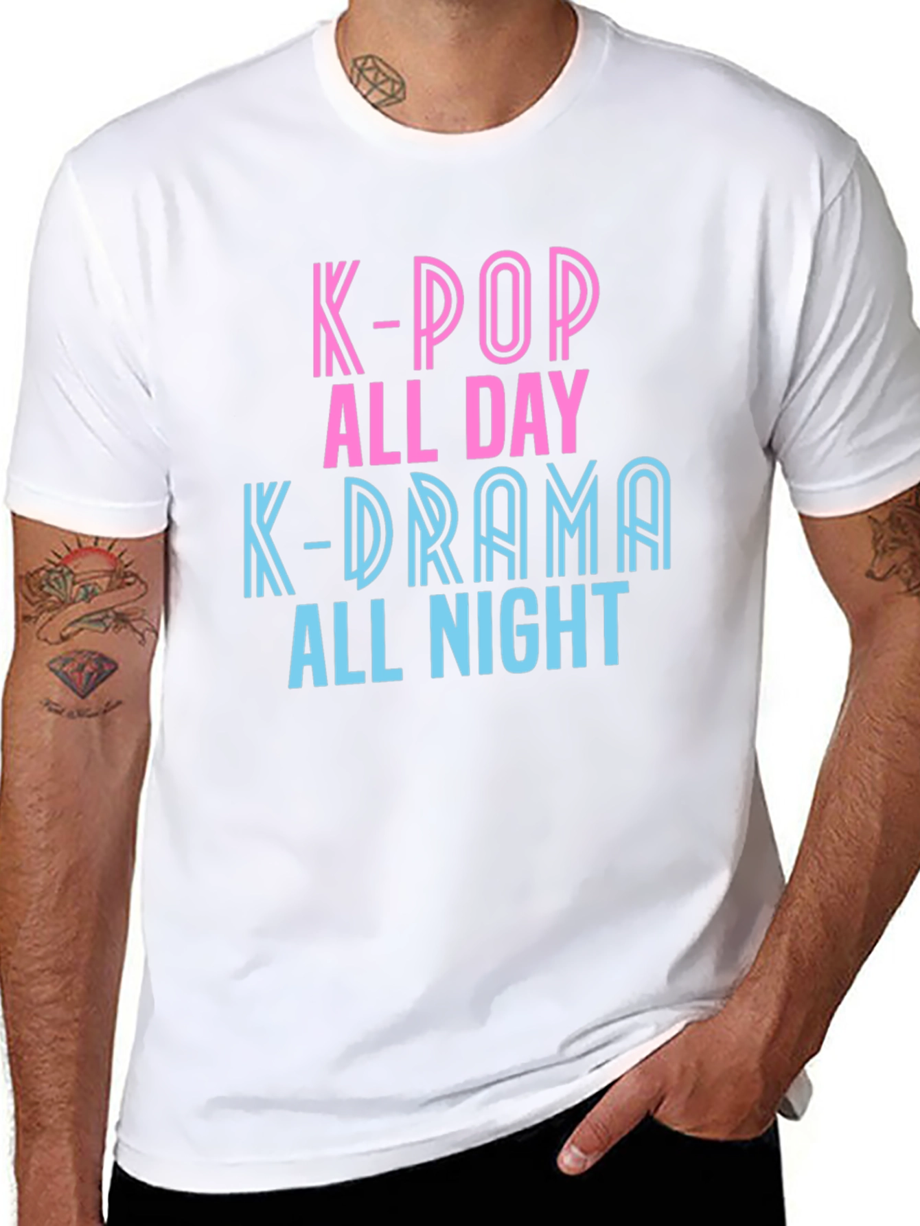 K-Pop & K-Drama All Day/Night T-Shirt