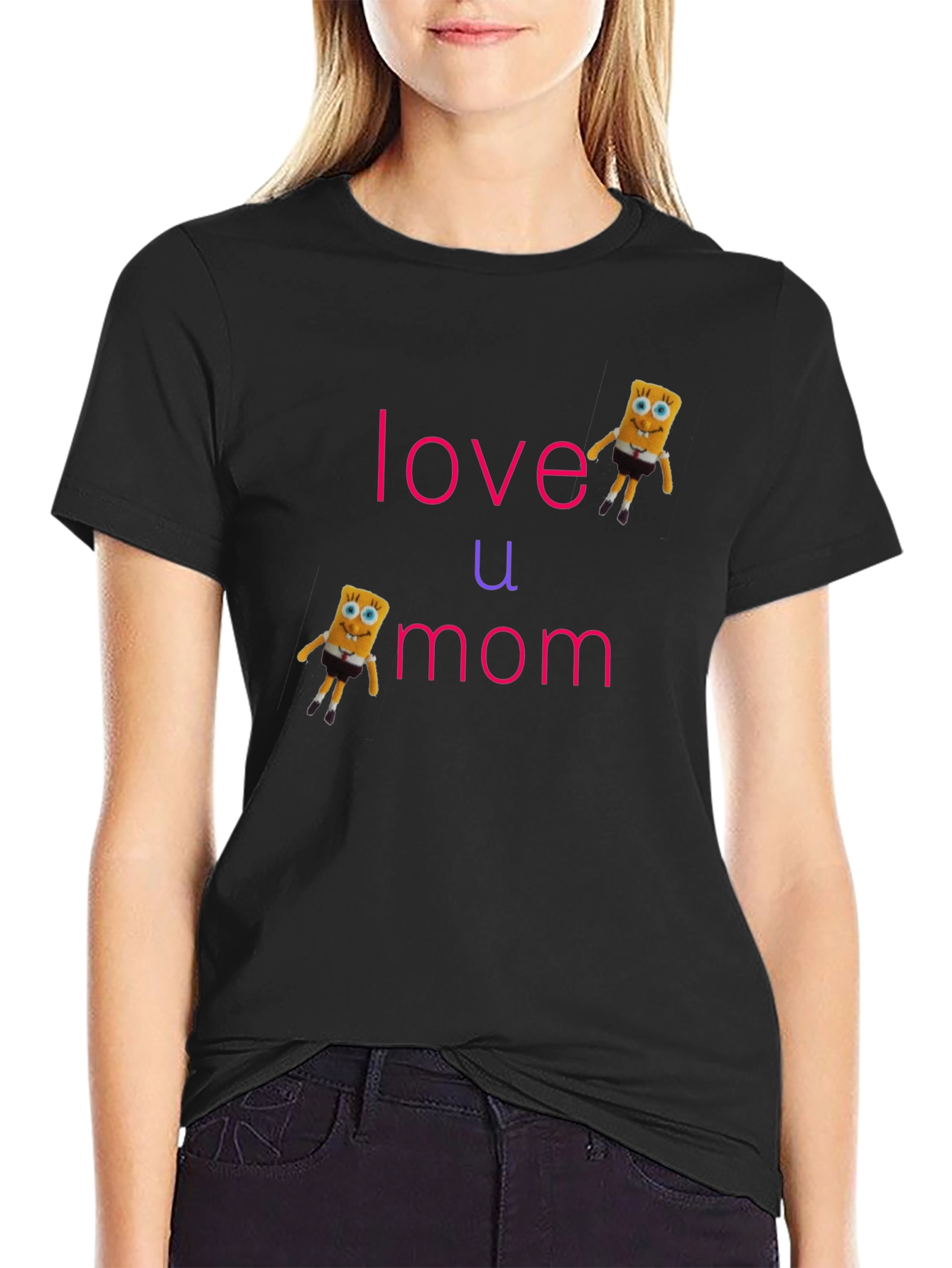 Love You Mom T-Shirt - Spongebob Edition