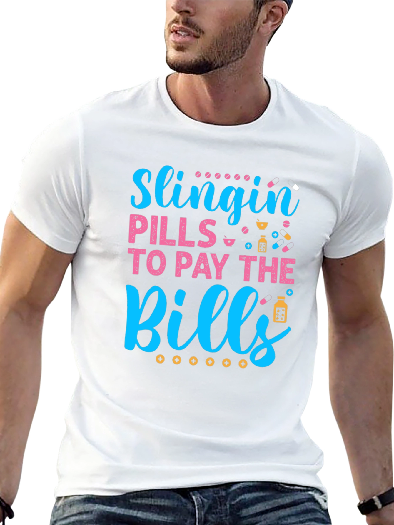 Slingin Pills T-Shirt - Pharmacy Humor